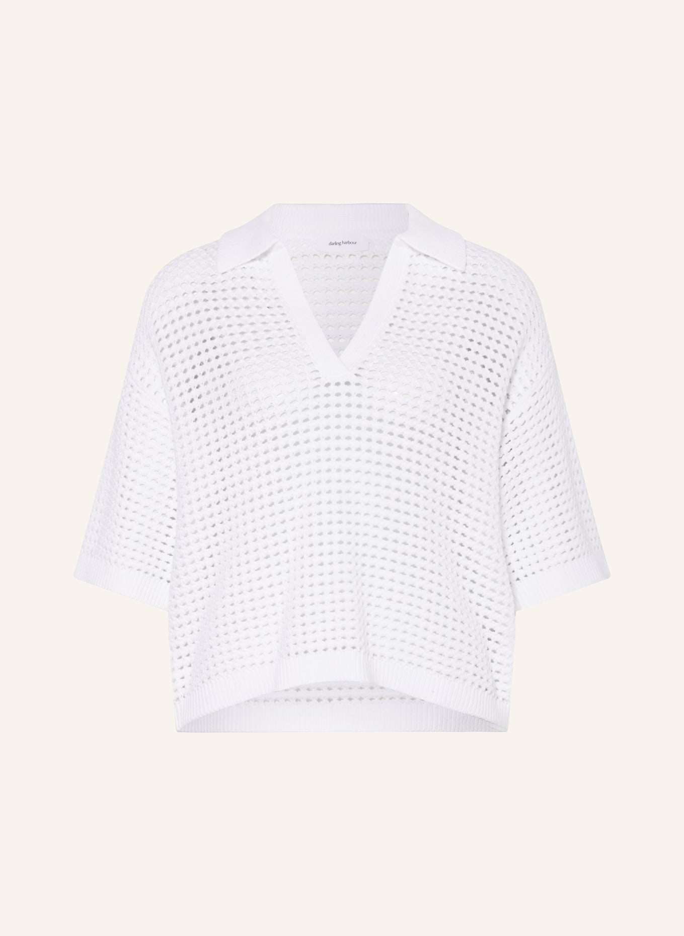 darling harbour Knit shirt, Color: WHITE (Image 1)