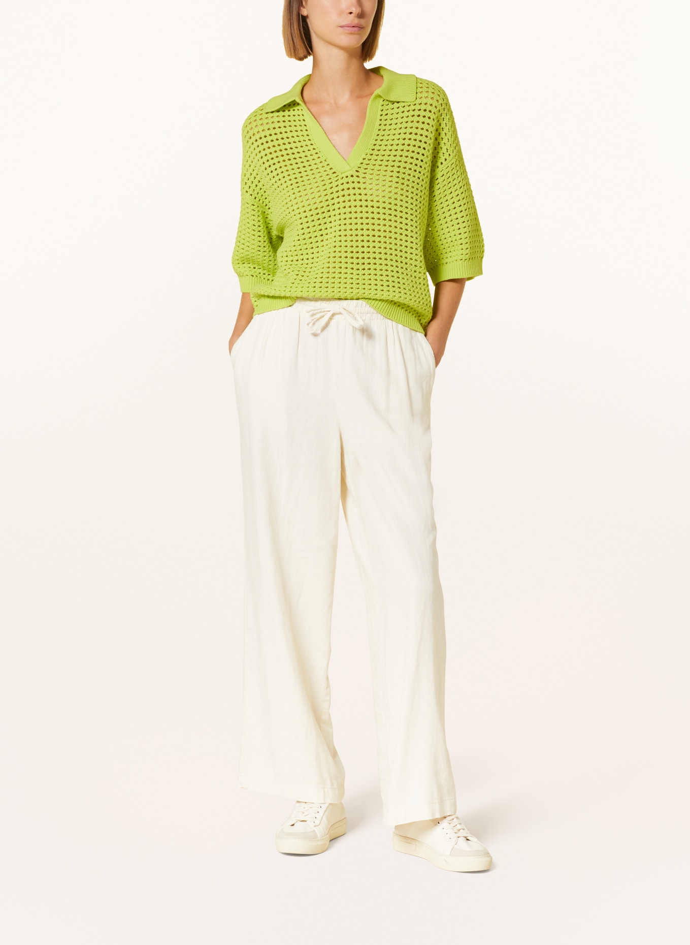 darling harbour Knit shirt, Color: NEON GREEN (Image 2)
