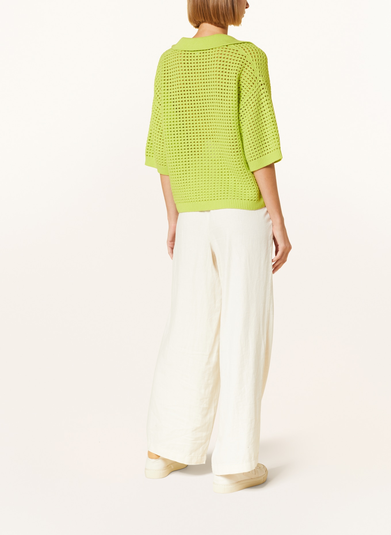 darling harbour Knit shirt, Color: NEON GREEN (Image 3)