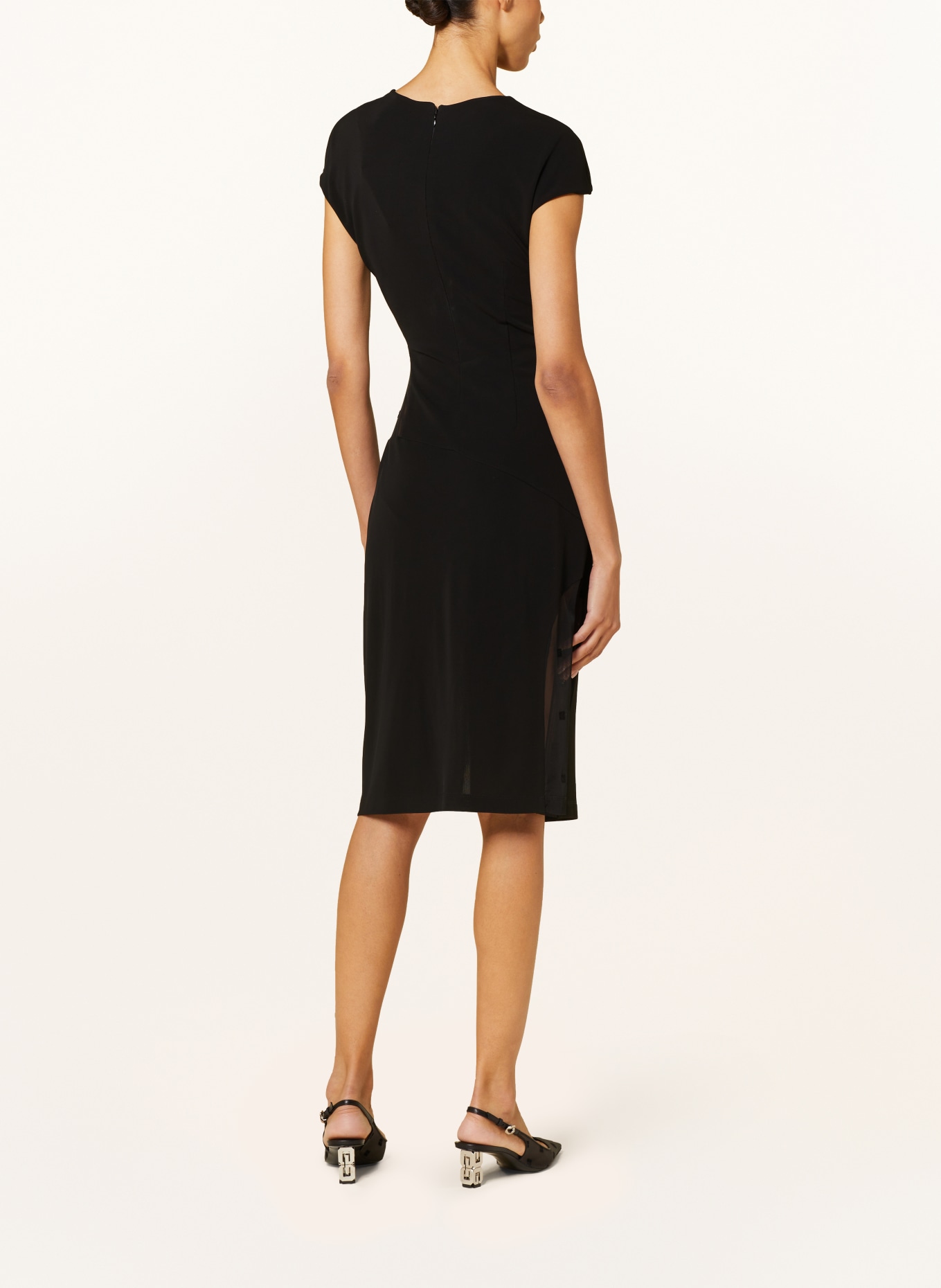 GIVENCHY Dress with mesh, Color: BLACK (Image 3)