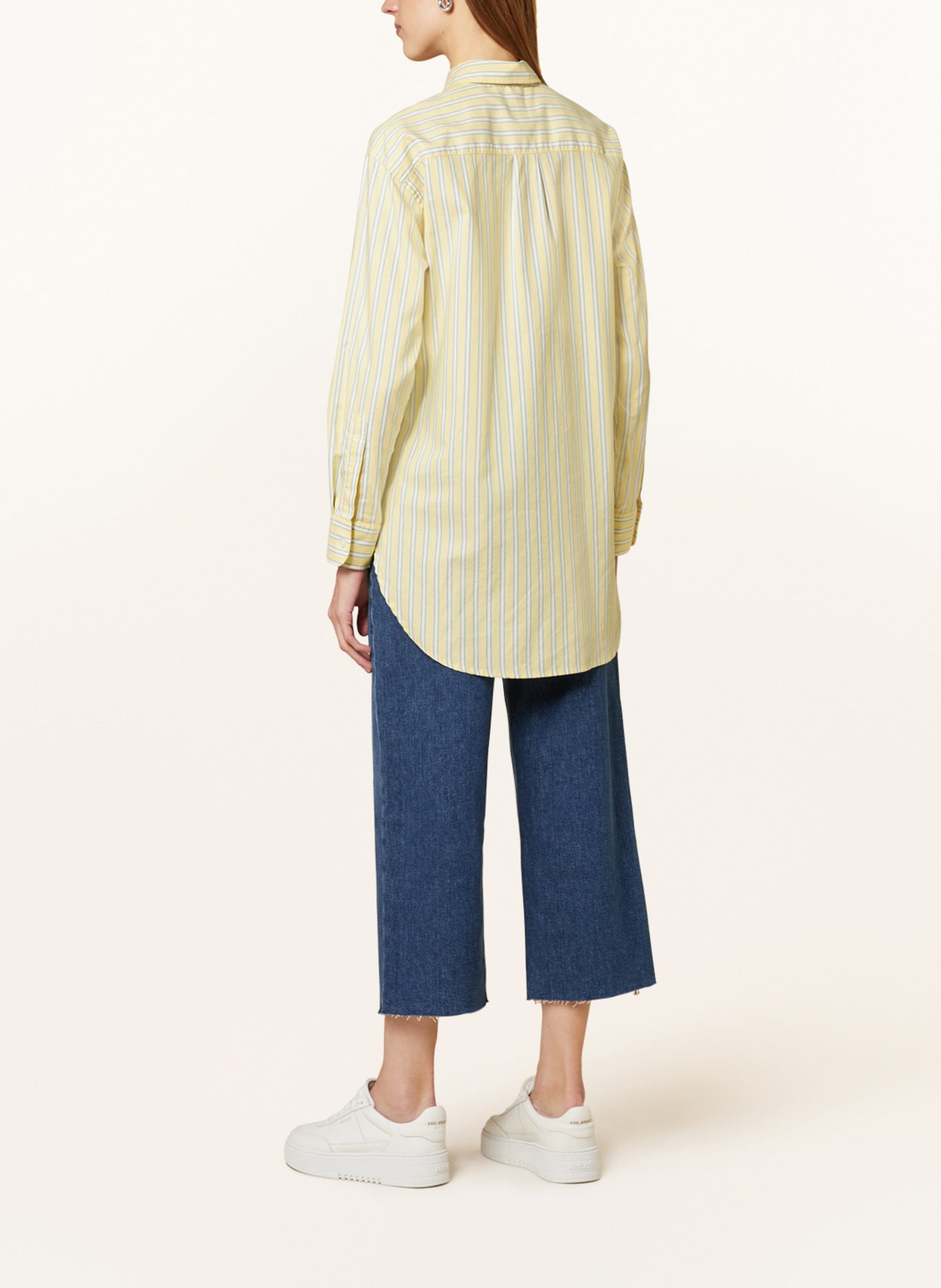 BOSS Shirt blouse BOSTUCCI, Color: YELLOW/ LIGHT BLUE/ WHITE (Image 3)