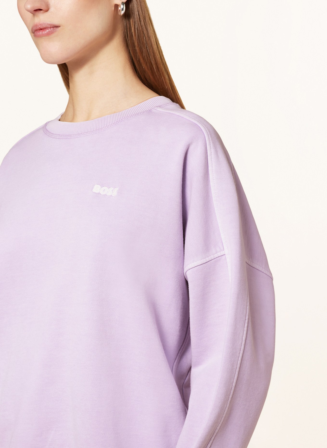BOSS Sweatshirt EMINA, Color: LIGHT PURPLE (Image 4)