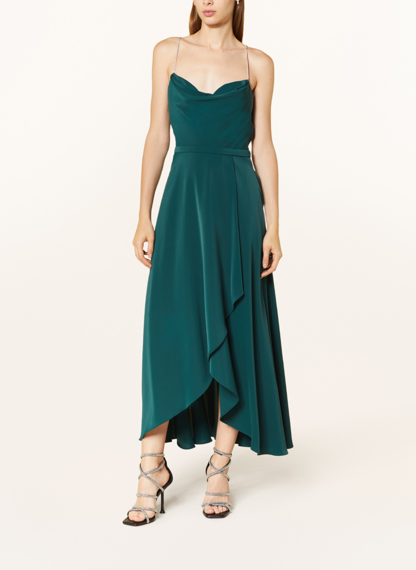VM Vera Mont Evening dress with decorative gems, Color: DARK GREEN (Image 2)