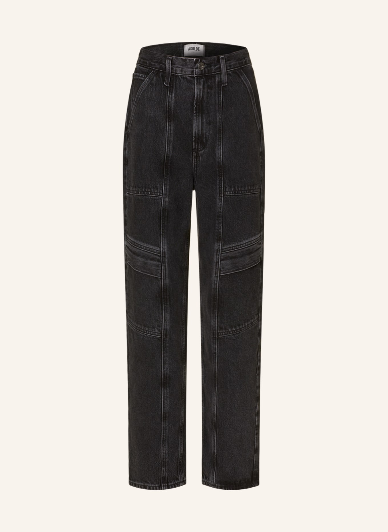 AGOLDE Cargo jeans COOPER, Color: panther washed black (Image 1)