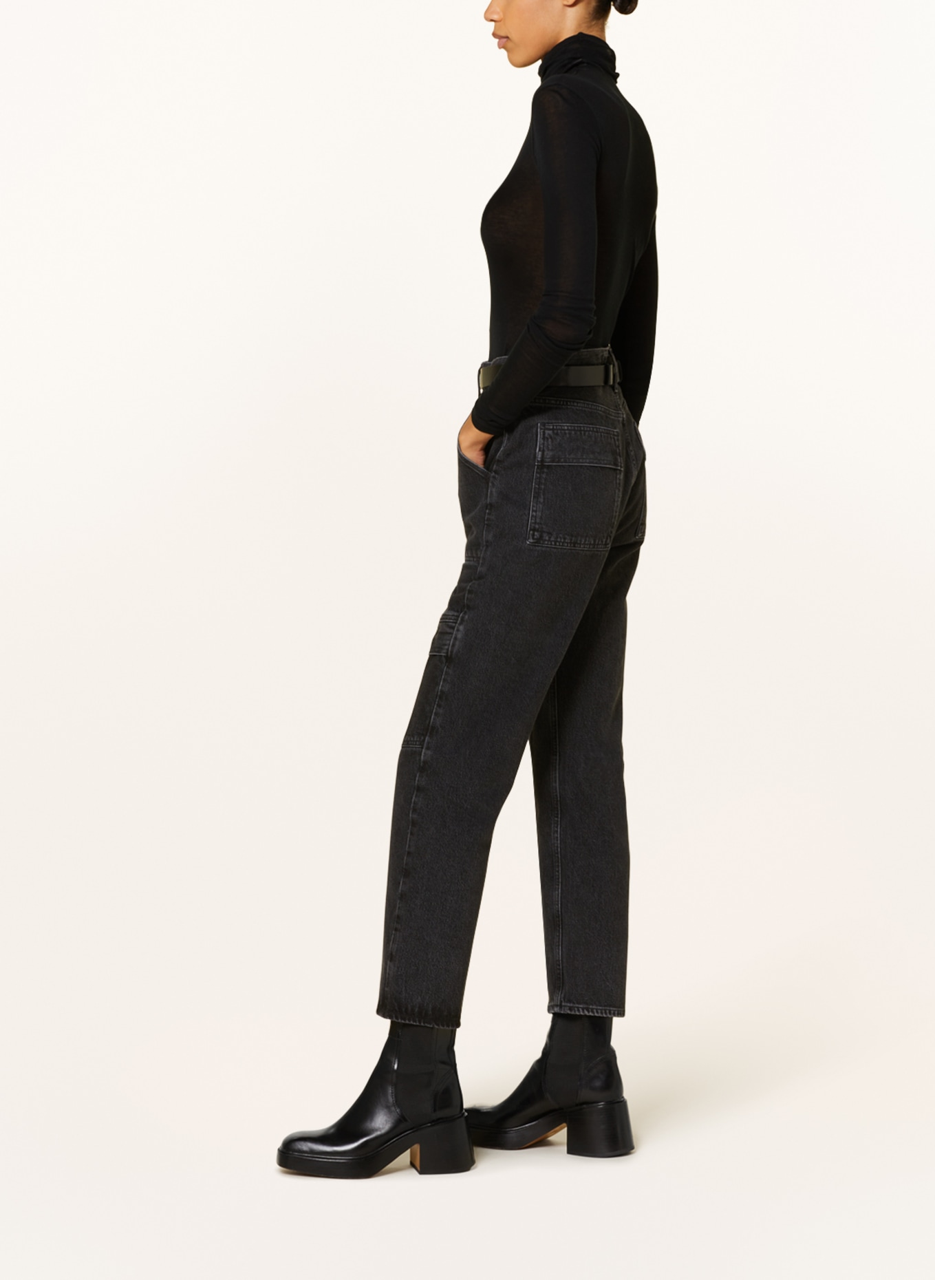 AGOLDE Cargo jeans COOPER, Color: panther washed black (Image 4)