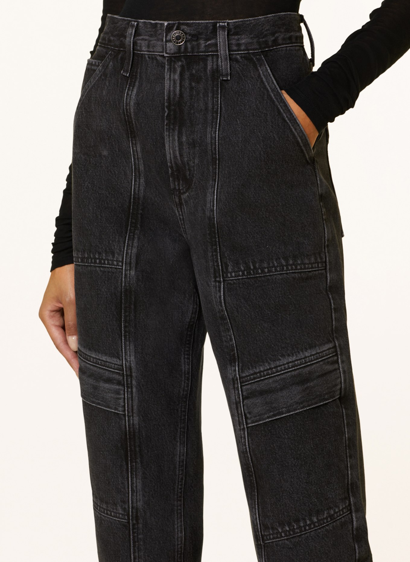 AGOLDE Cargo jeans COOPER, Color: panther washed black (Image 5)