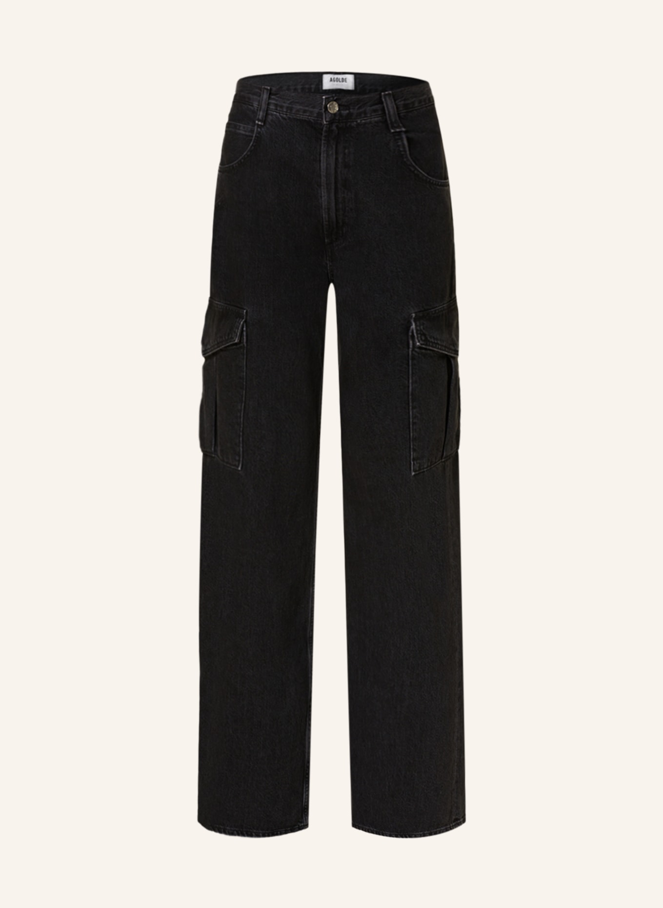 AGOLDE Cargo jeans MINKA, Color: spider o/d black (Image 1)