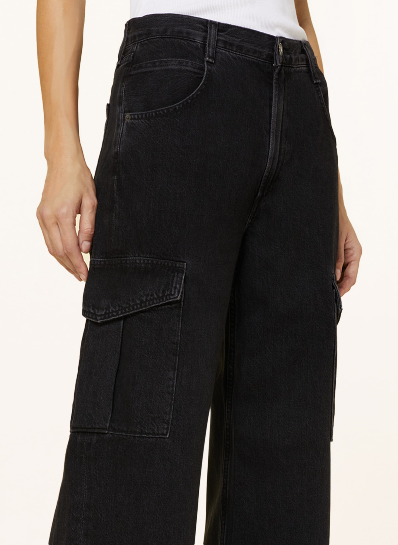 AGOLDE Cargo jeans MINKA, Color: spider o/d black (Image 5)