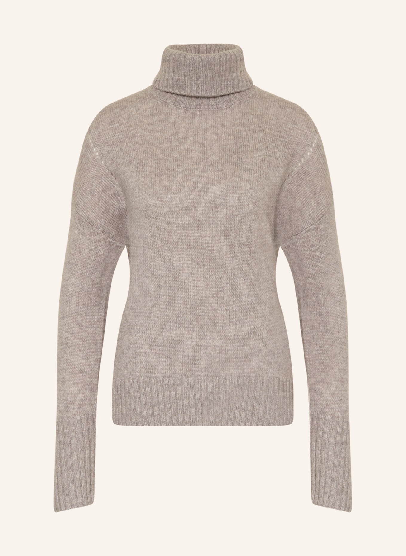 IRIS von ARNIM Turtleneck sweater SALOME in cashmere, Color: BEIGE (Image 1)