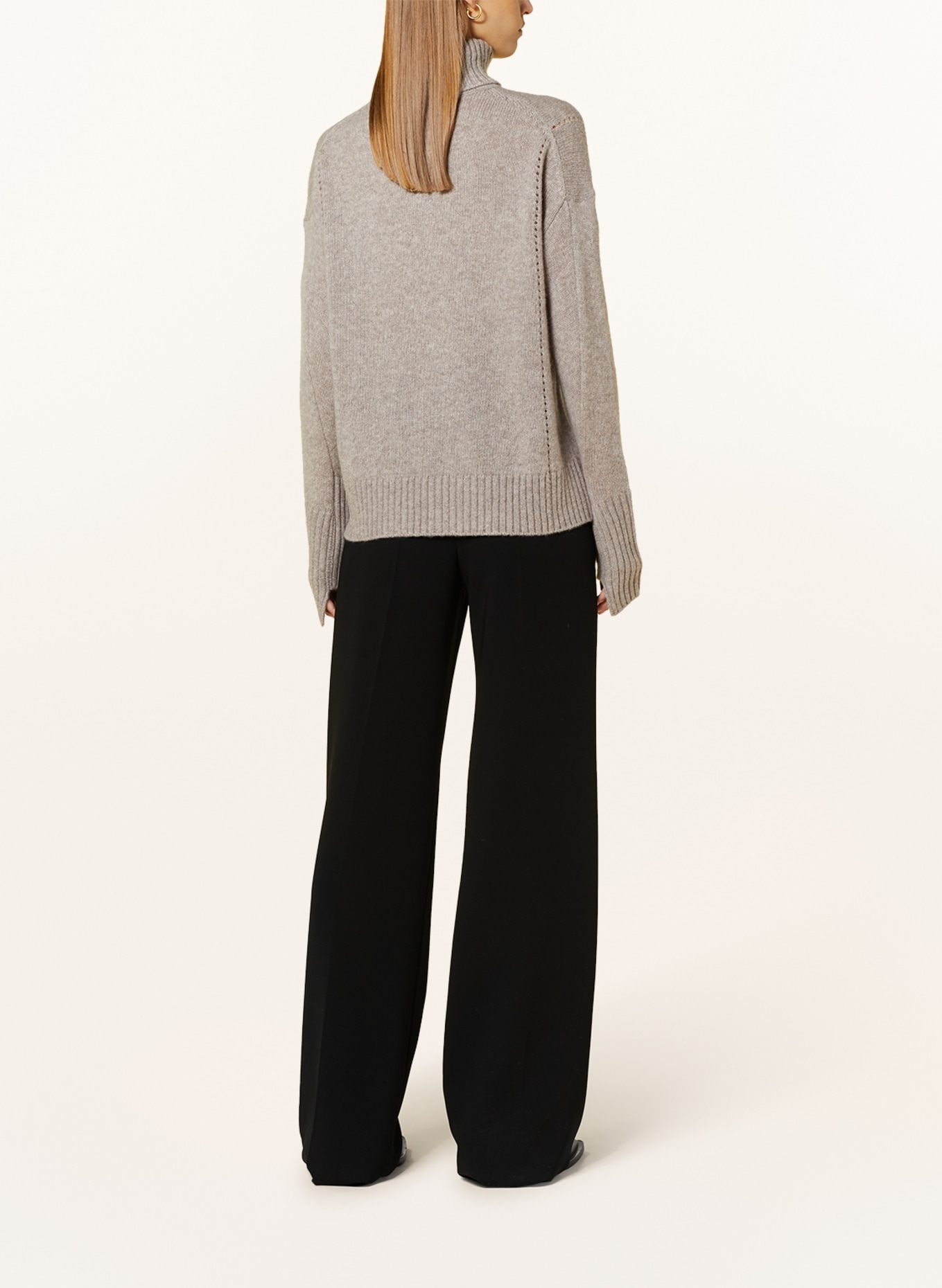 IRIS von ARNIM Turtleneck sweater SALOME in cashmere, Color: BEIGE (Image 3)