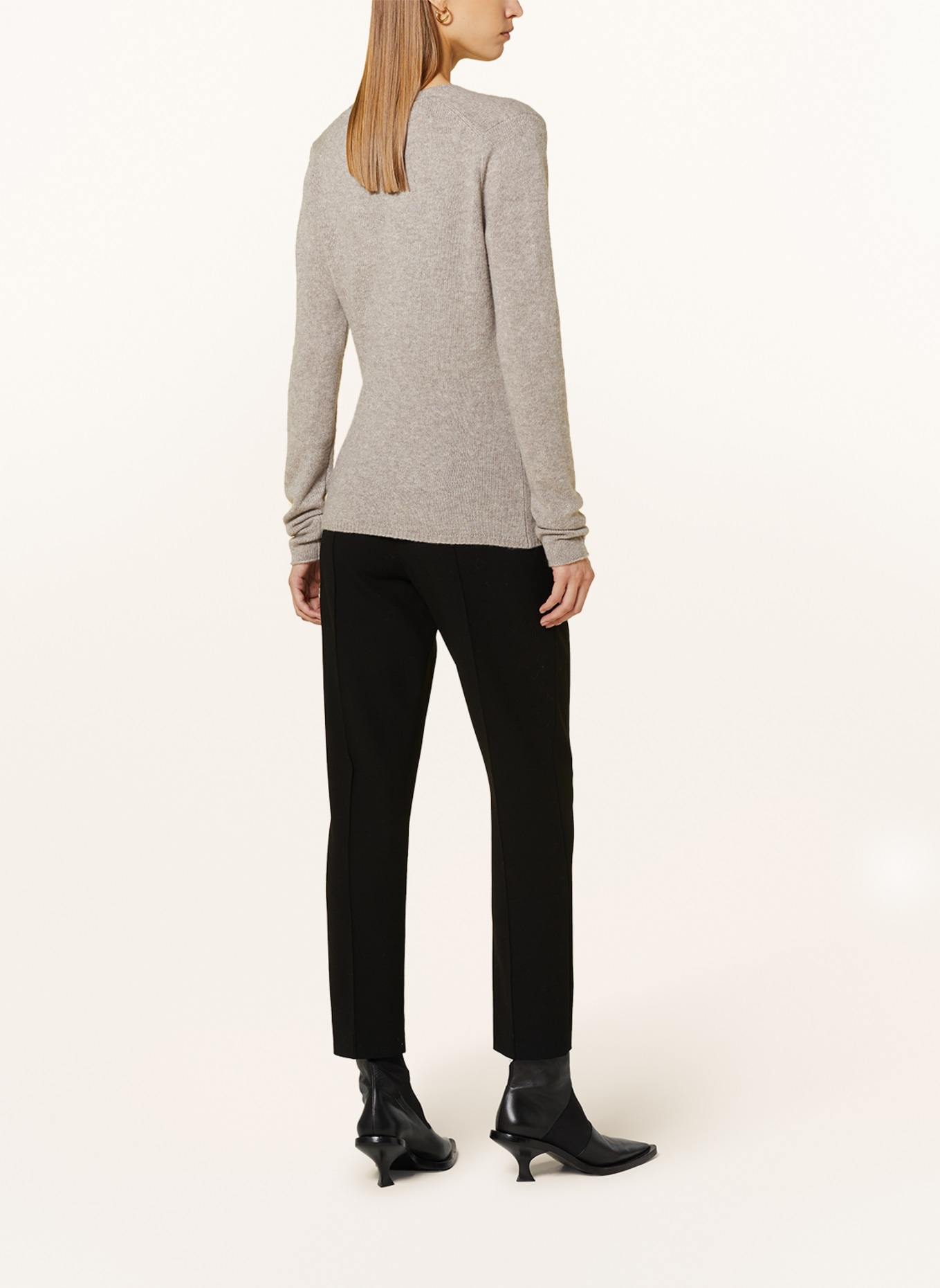 IRIS von ARNIM Cashmere sweater SUZETTE, Color: BEIGE (Image 3)