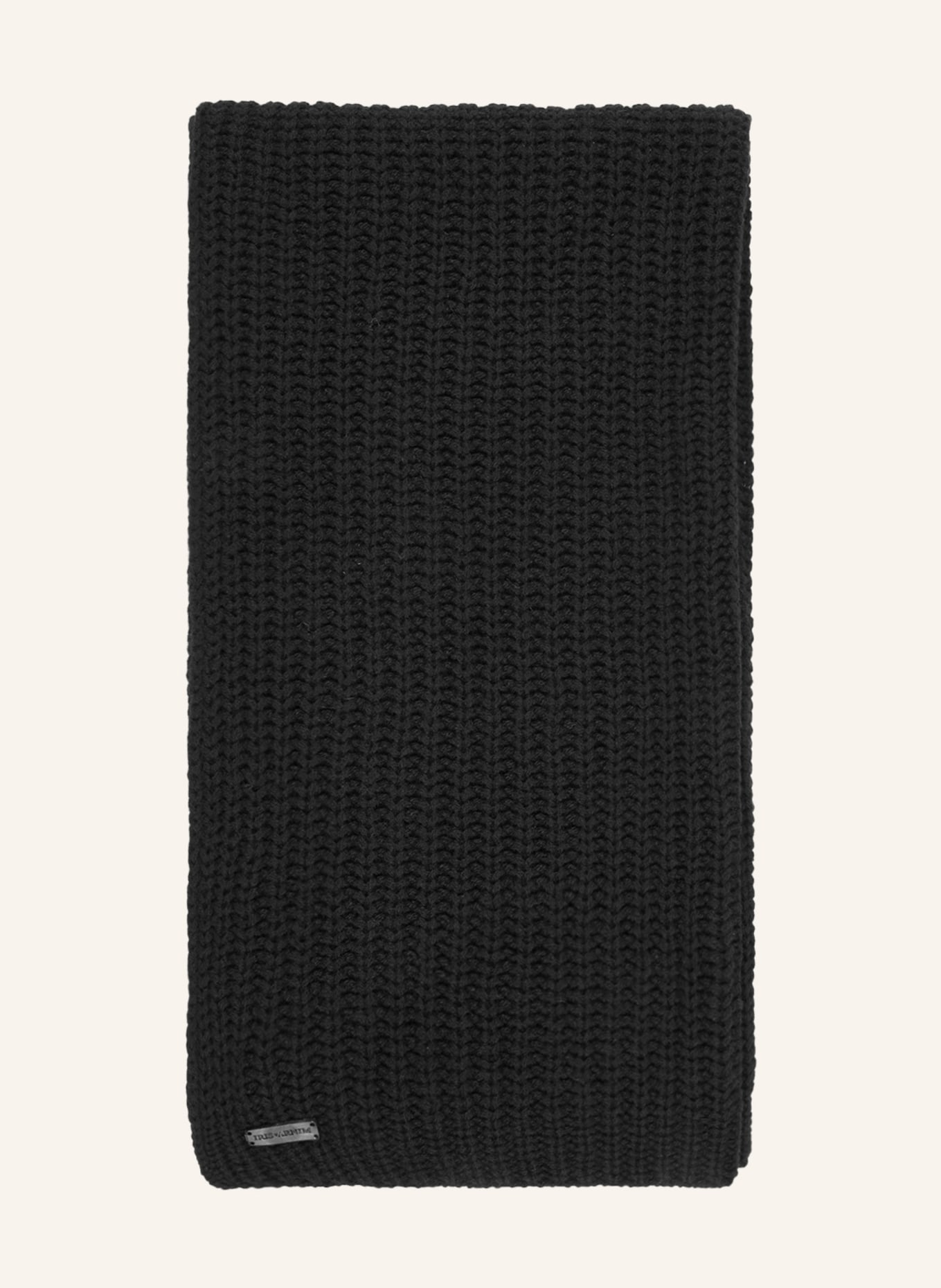 IRIS von ARNIM Cashmere scarf HARVA, Color: BLACK (Image 1)