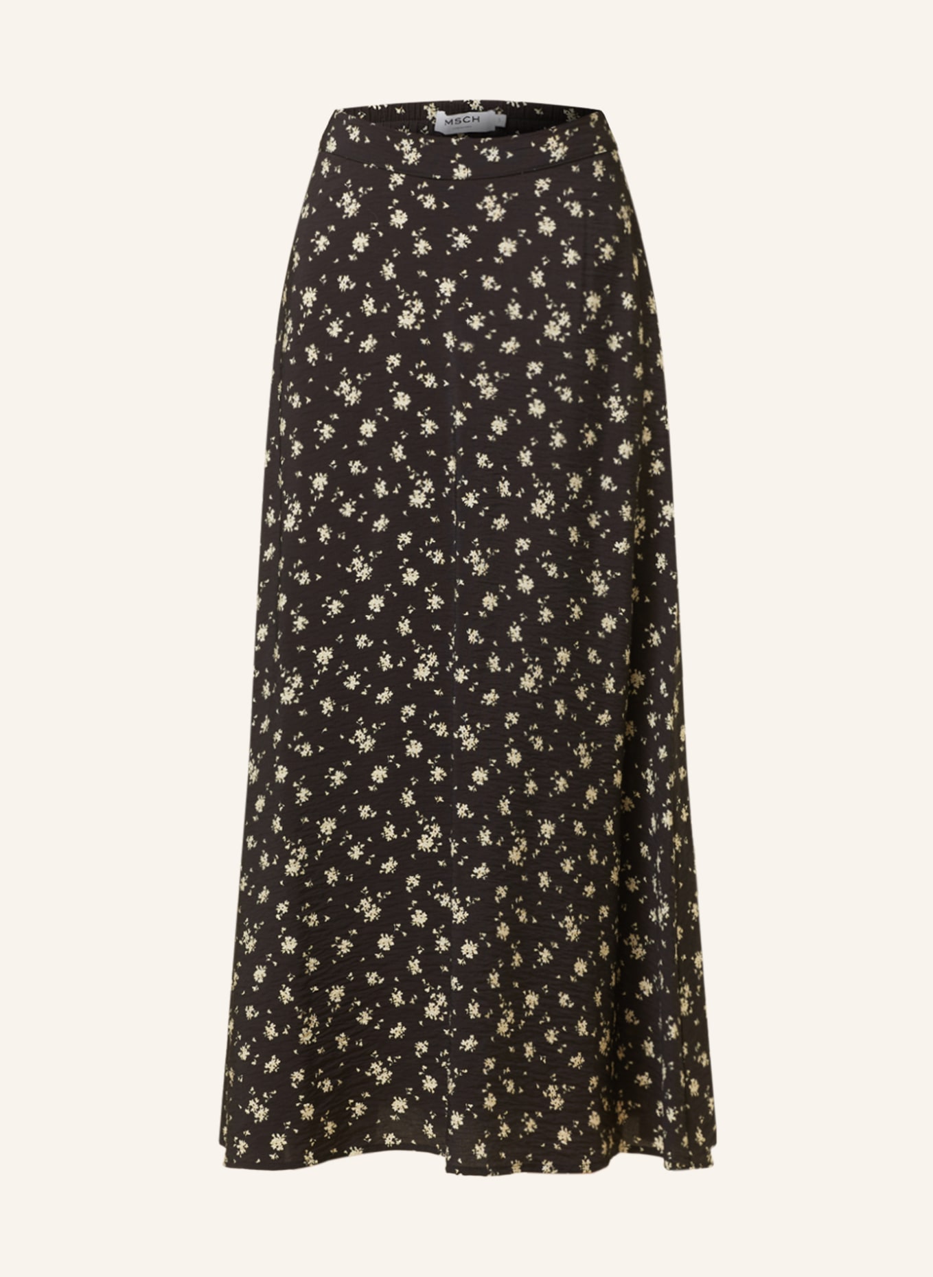 MSCH COPENHAGEN Skirt MSCHNATHASIA, Color: BLACK/ LIGHT YELLOW (Image 1)