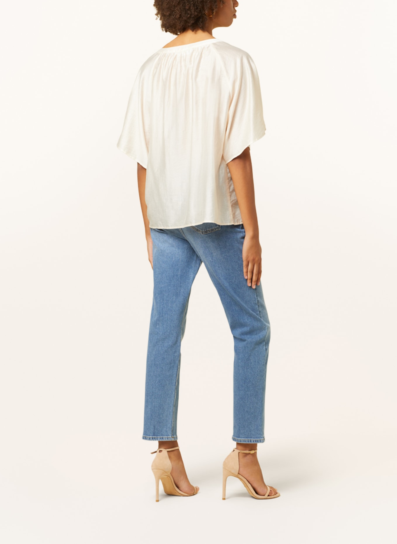 MSCH COPENHAGEN Shirt blouse MSCHVARSHA ROMINA, Color: CREAM (Image 3)