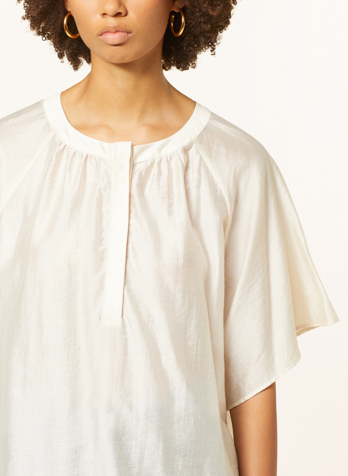 MSCH COPENHAGEN Shirt blouse MSCHVARSHA ROMINA, Color: CREAM (Image 4)