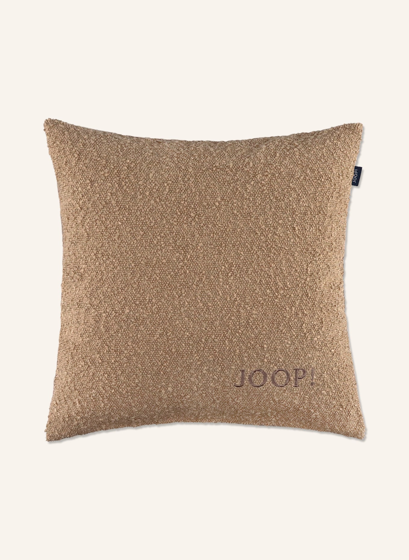 JOOP! Decorative cushion cover JOOP! TOUCH, Color: LIGHT BROWN (Image 1)