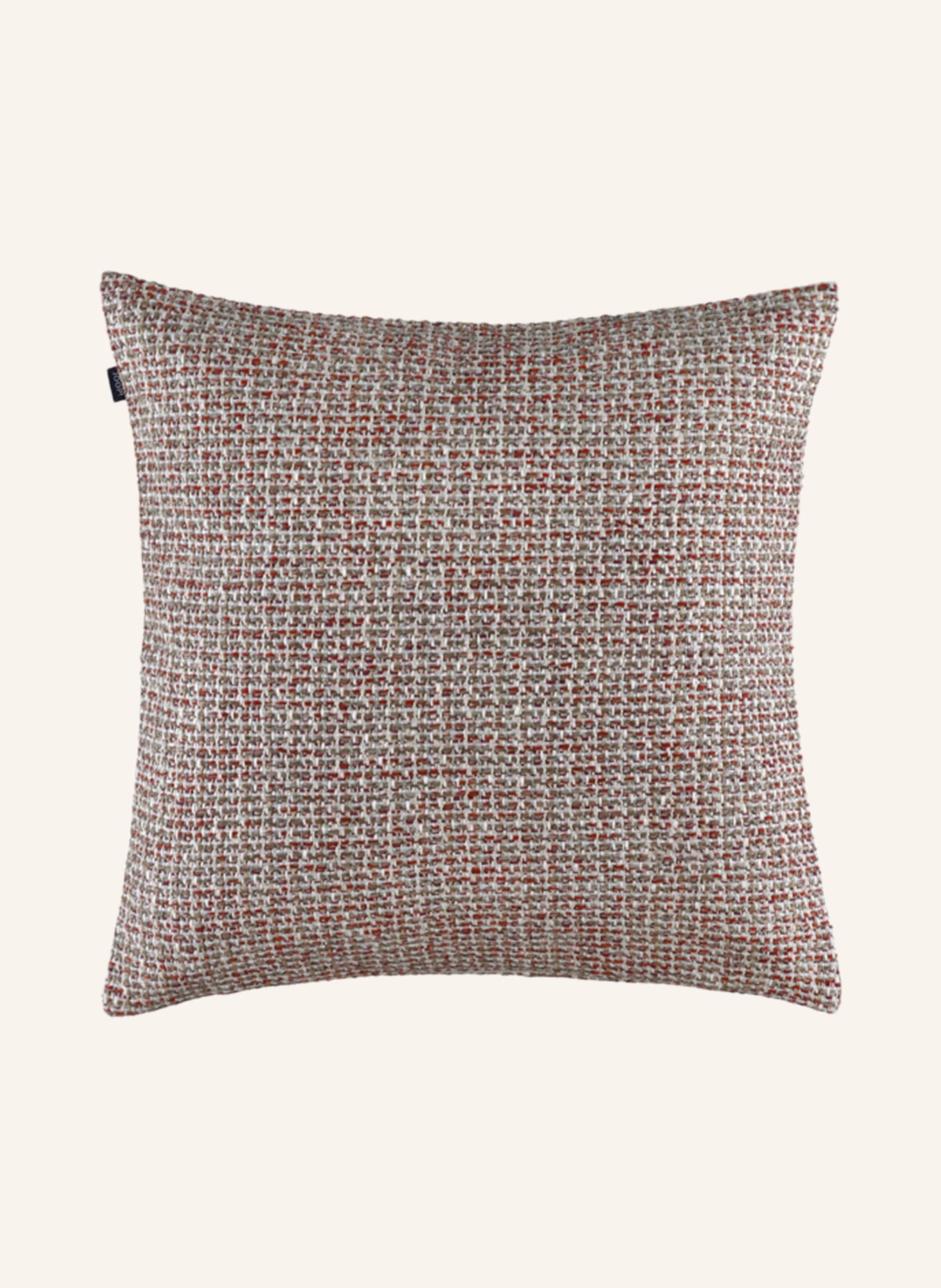 JOOP! Decorative cushion cover JOOP! GRAND with glitter thread, Color: DARK RED/ GRAY/ WHITE (Image 2)