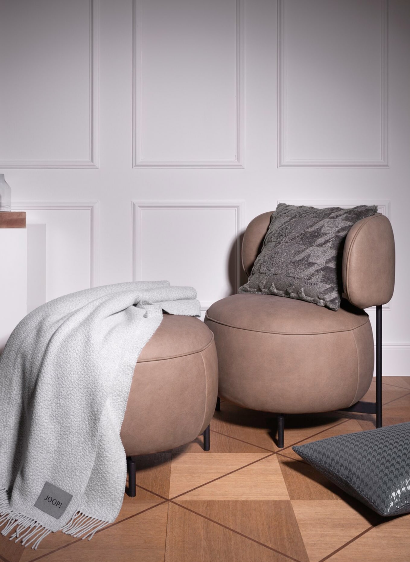 JOOP! Decorative cushion cover JOOP! MODISH, Color: DARK GRAY/ GRAY (Image 5)