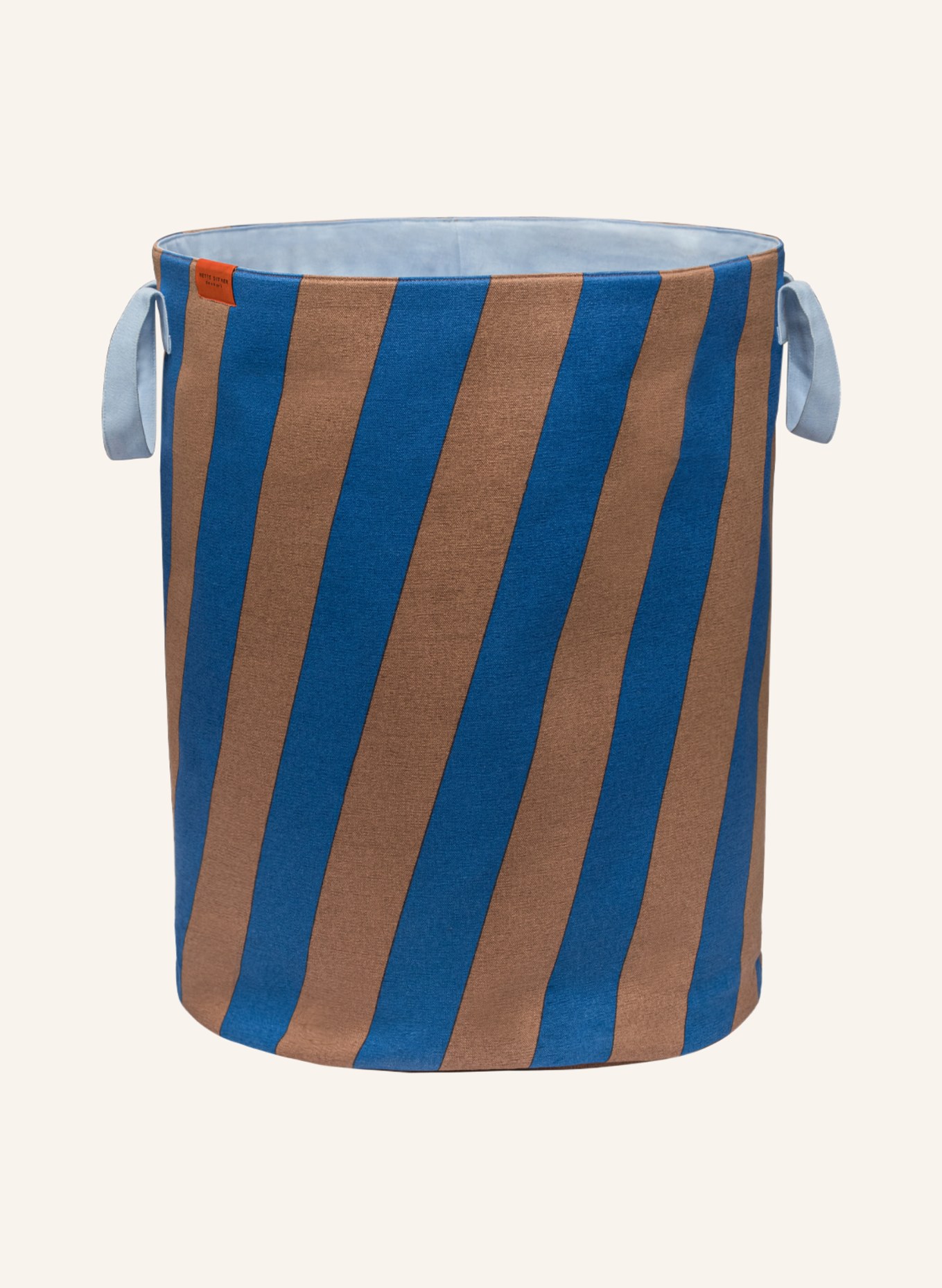 METTE DITMER Wäschekorb NOVA ARTE, Farbe: BLAU/ BEIGE (Bild 1)