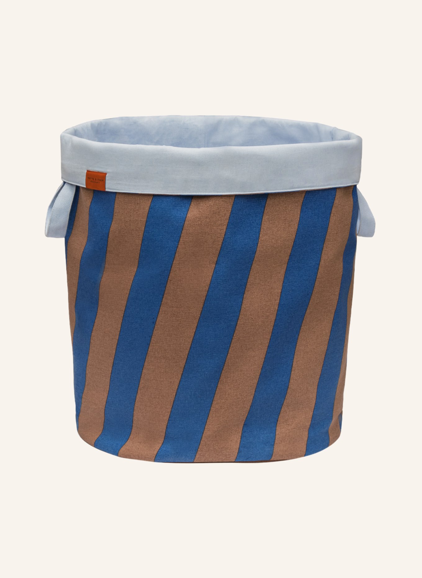 METTE DITMER Laundry basket NOVA ARTE, Color: BLUE/ BEIGE (Image 2)
