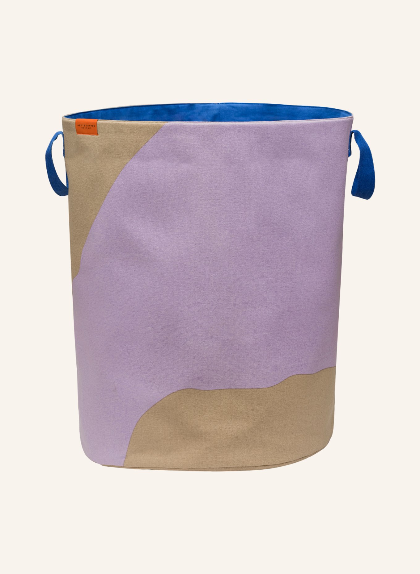 METTE DITMER Laundry basket NOVA ARTE, Color: PURPLE/ BEIGE (Image 1)