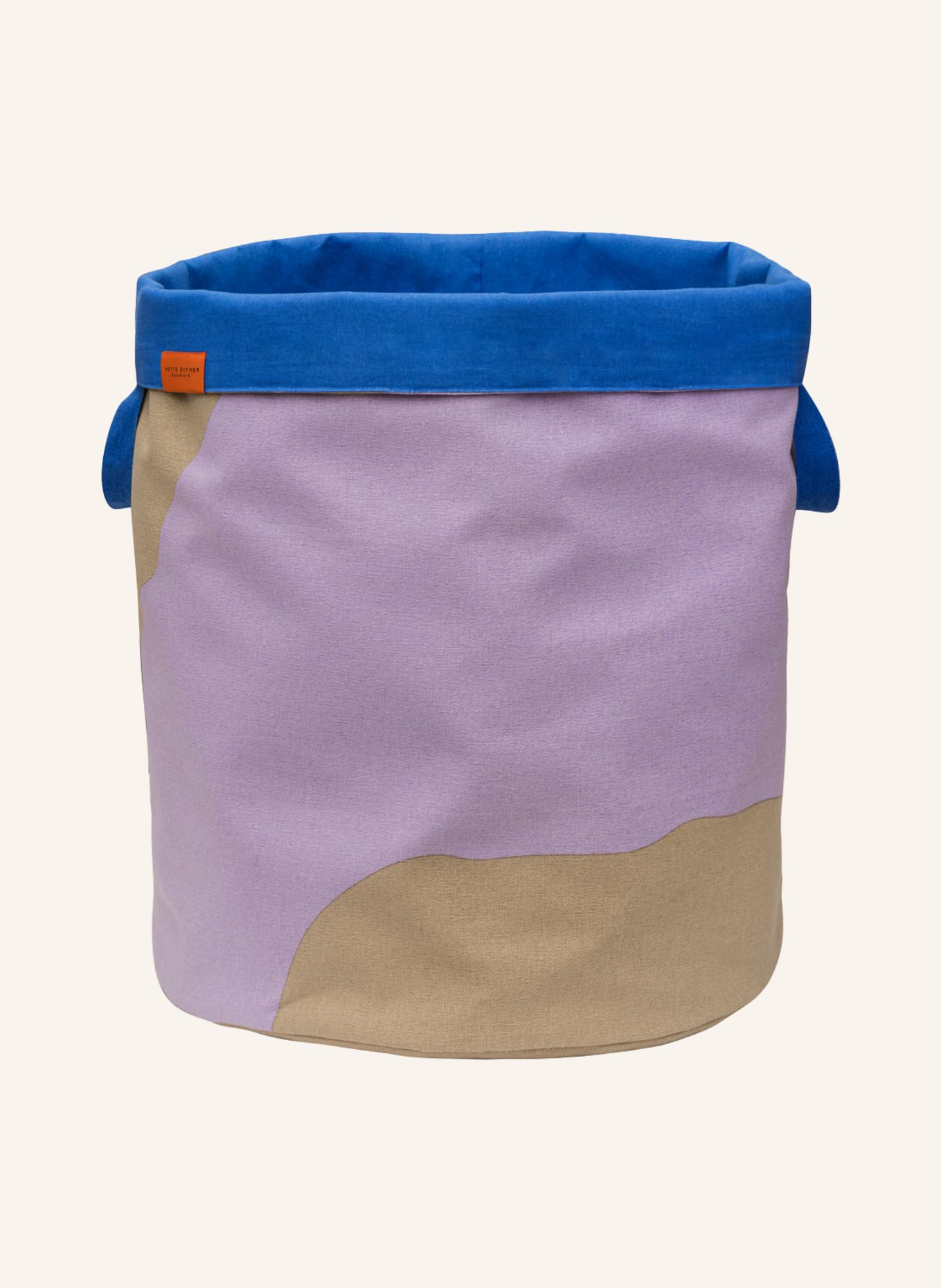 METTE DITMER Laundry basket NOVA ARTE, Color: PURPLE/ BEIGE (Image 2)