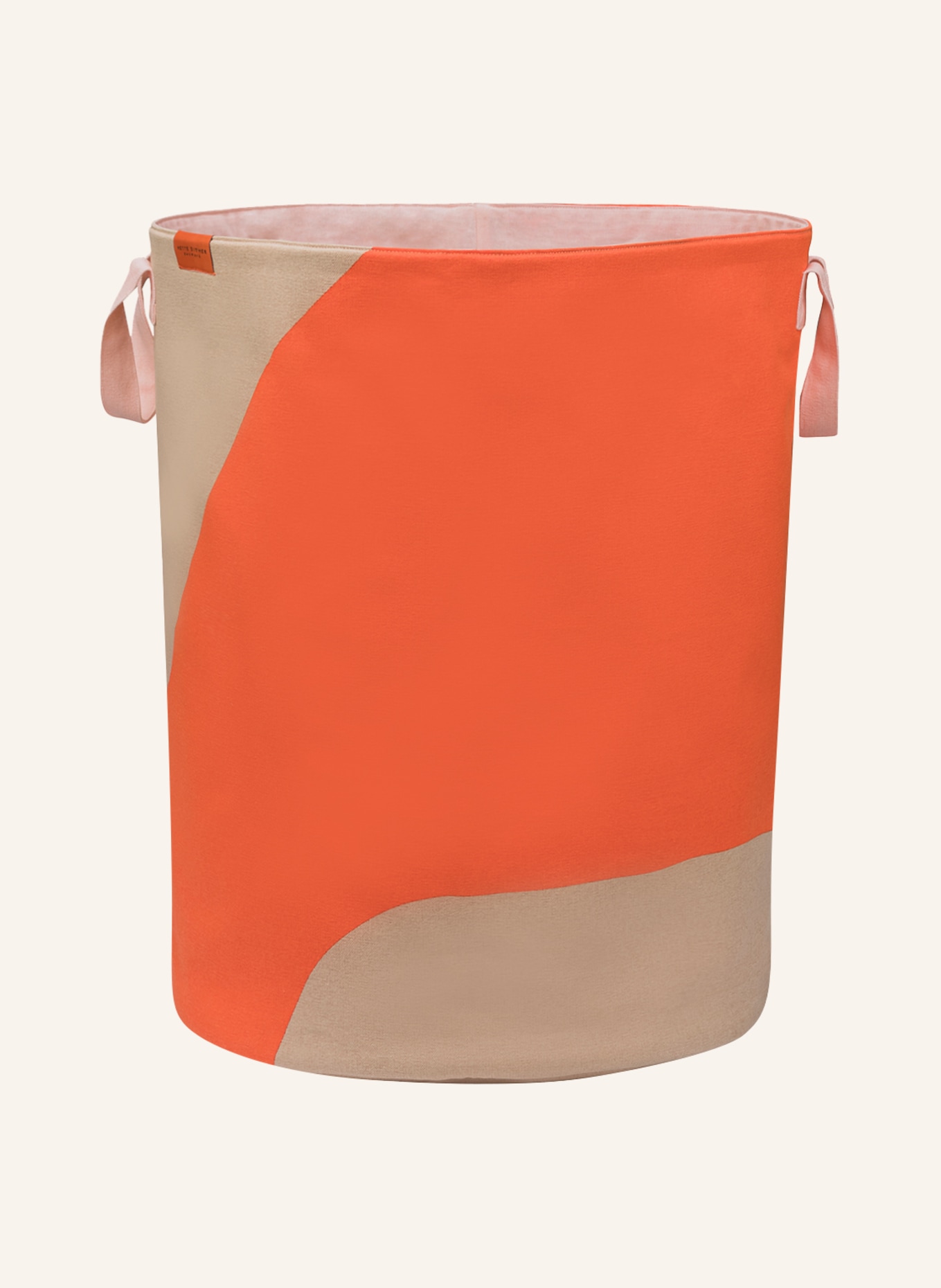 METTE DITMER Laundry basket NOVA ARTE, Color: ORANGE/ BEIGE (Image 1)