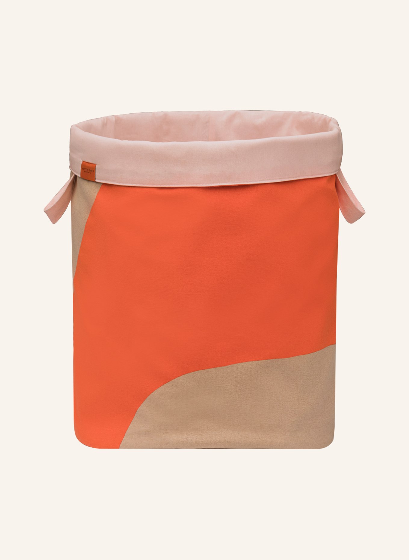 METTE DITMER Laundry basket NOVA ARTE, Color: ORANGE/ BEIGE (Image 2)