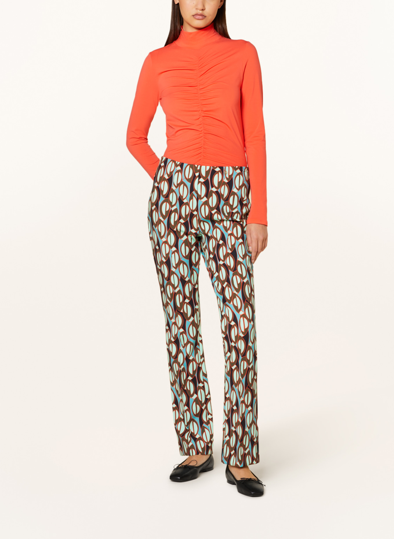 MARC CAIN Trousers FREDERICA, Color: 562 soft malachite (Image 2)