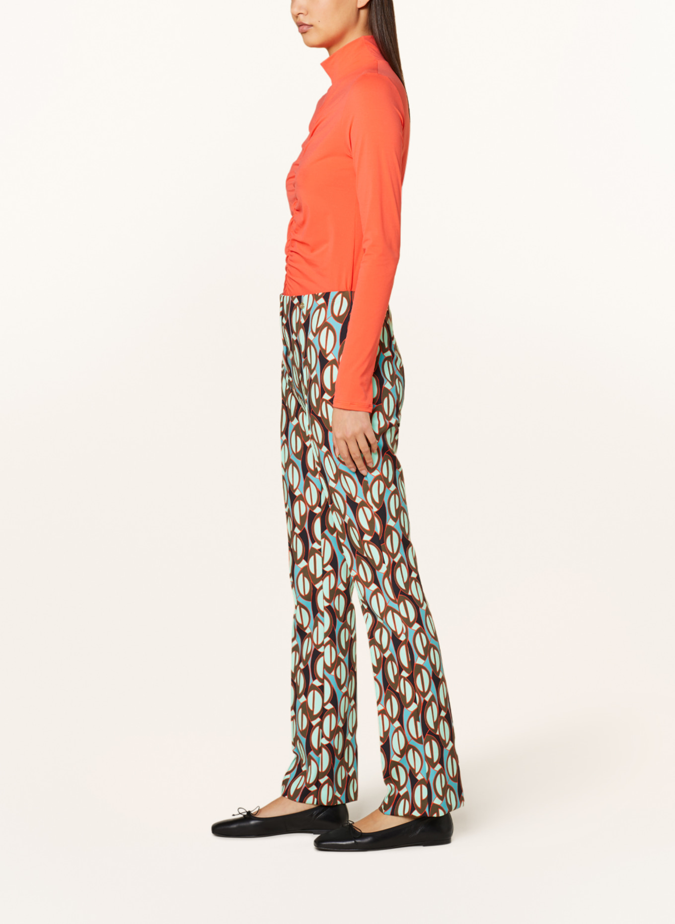 MARC CAIN Trousers FREDERICA, Color: 562 soft malachite (Image 4)