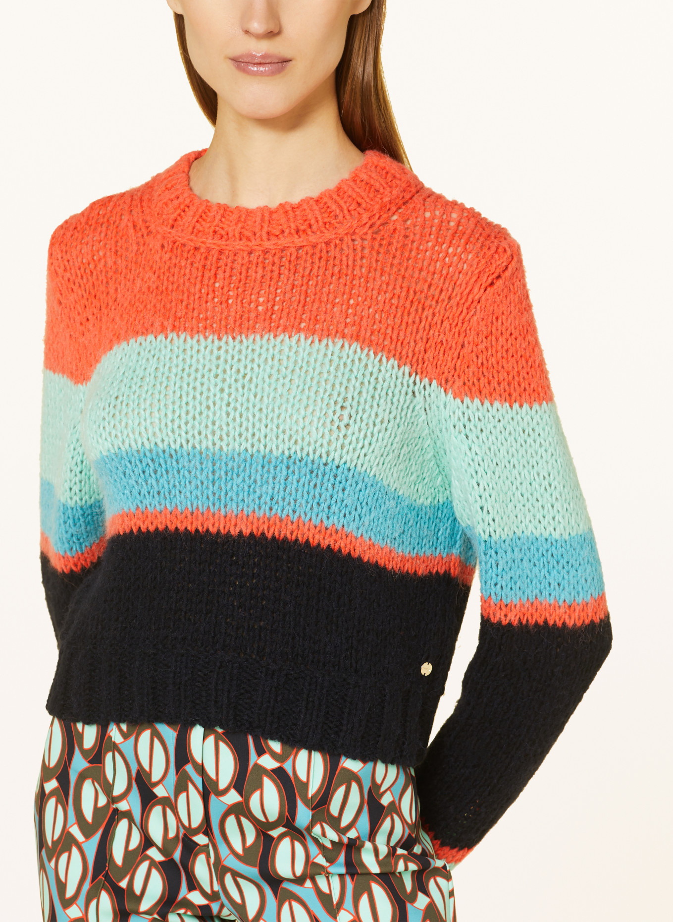 MARC CAIN Sweater, Color: 334 deep tourmaline (Image 4)
