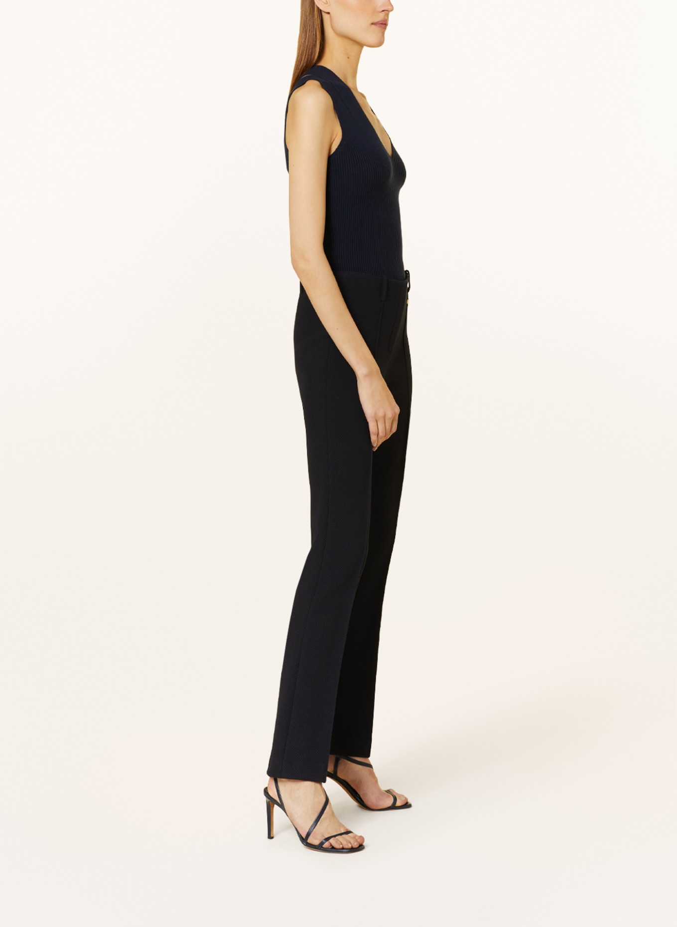 MARC CAIN Trousers FREDERICA, Color: 395 MIDNIGHT BLUE (Image 4)