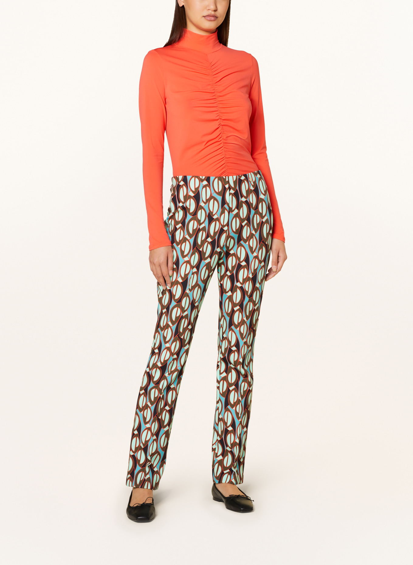 MARC CAIN Long sleeve shirt, Color: 223 bright tomato (Image 2)
