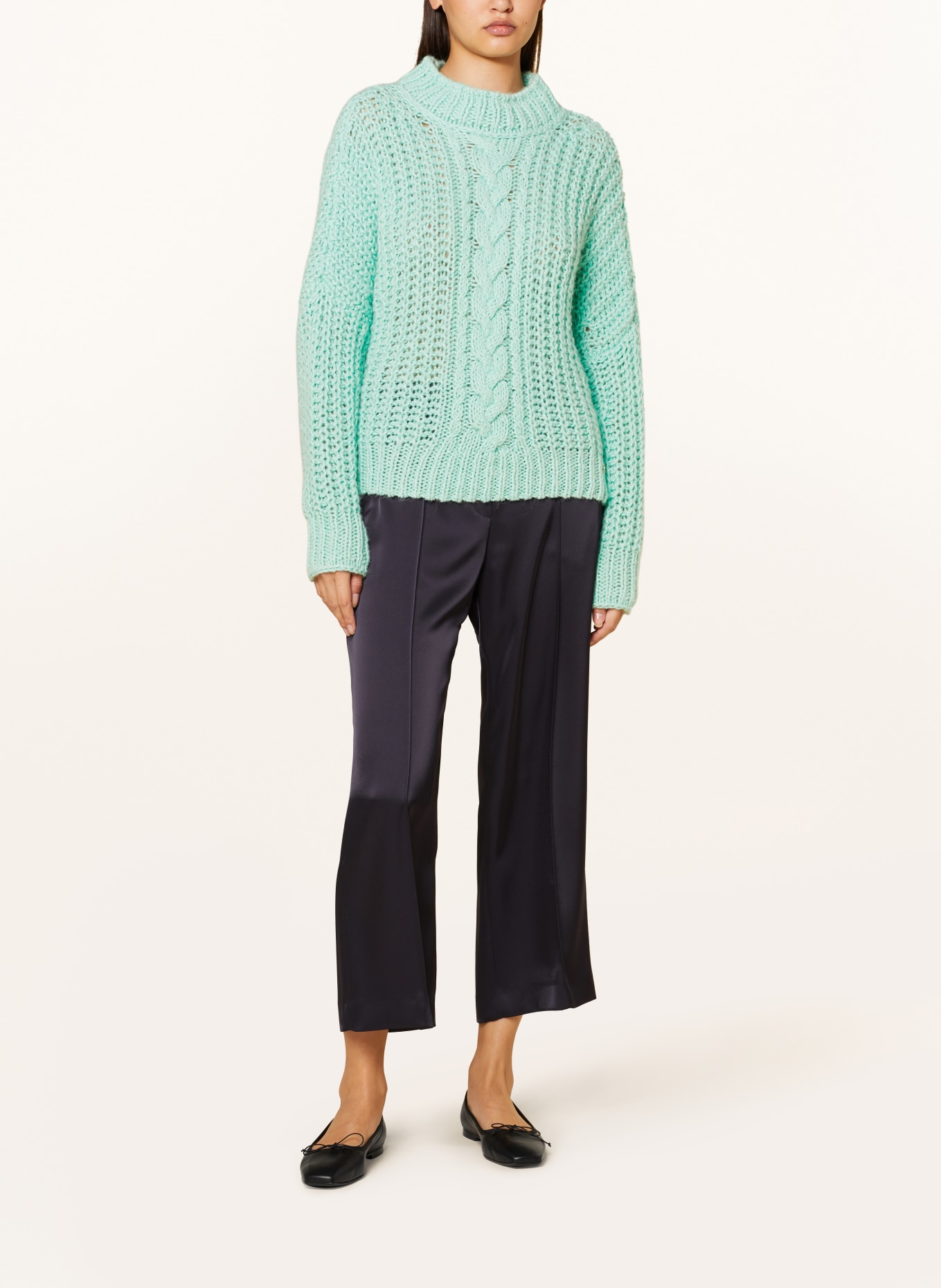 MARC CAIN Sweater, Color: 562 soft malachite (Image 2)