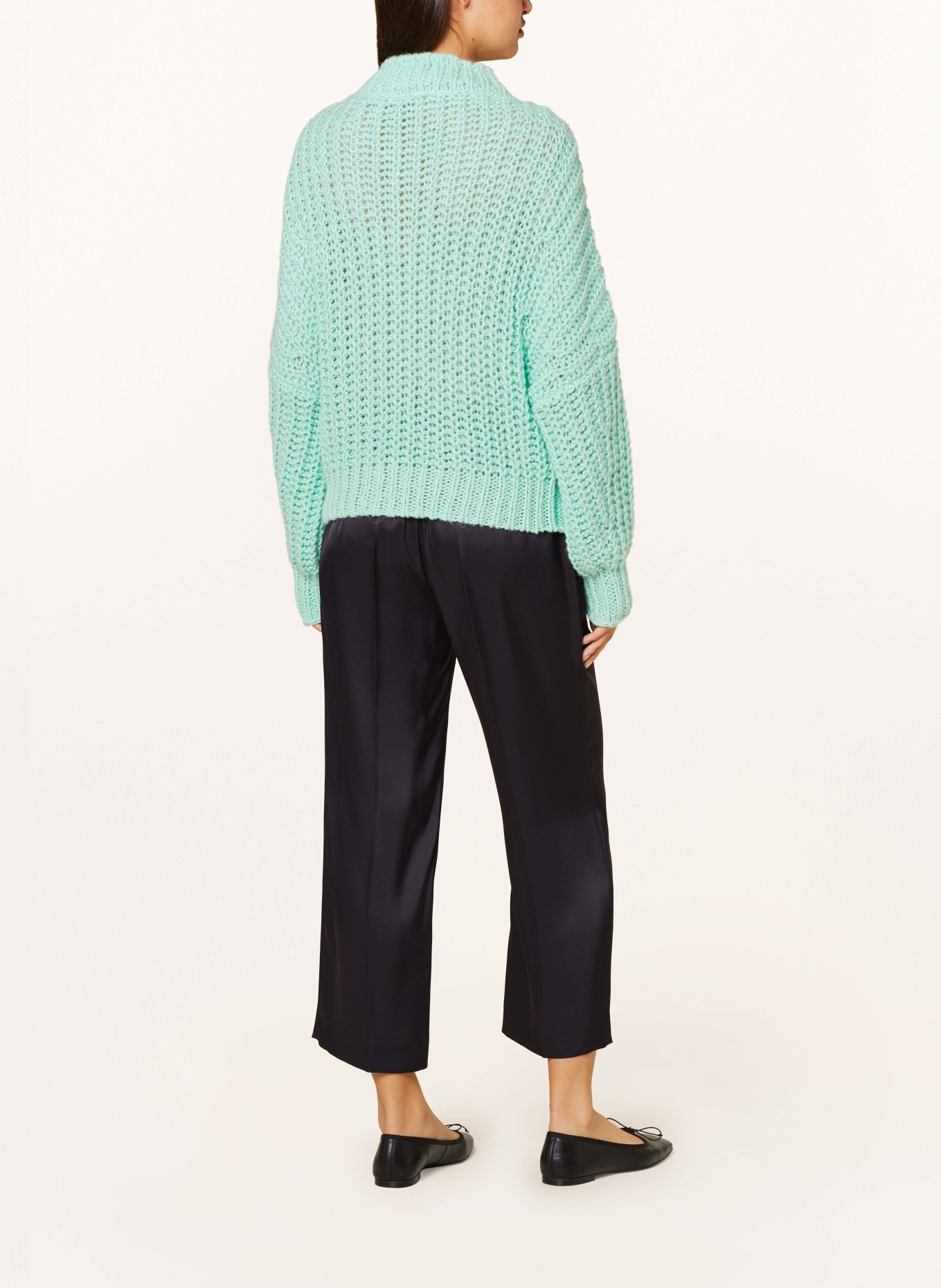 MARC CAIN Sweater, Color: 562 soft malachite (Image 3)