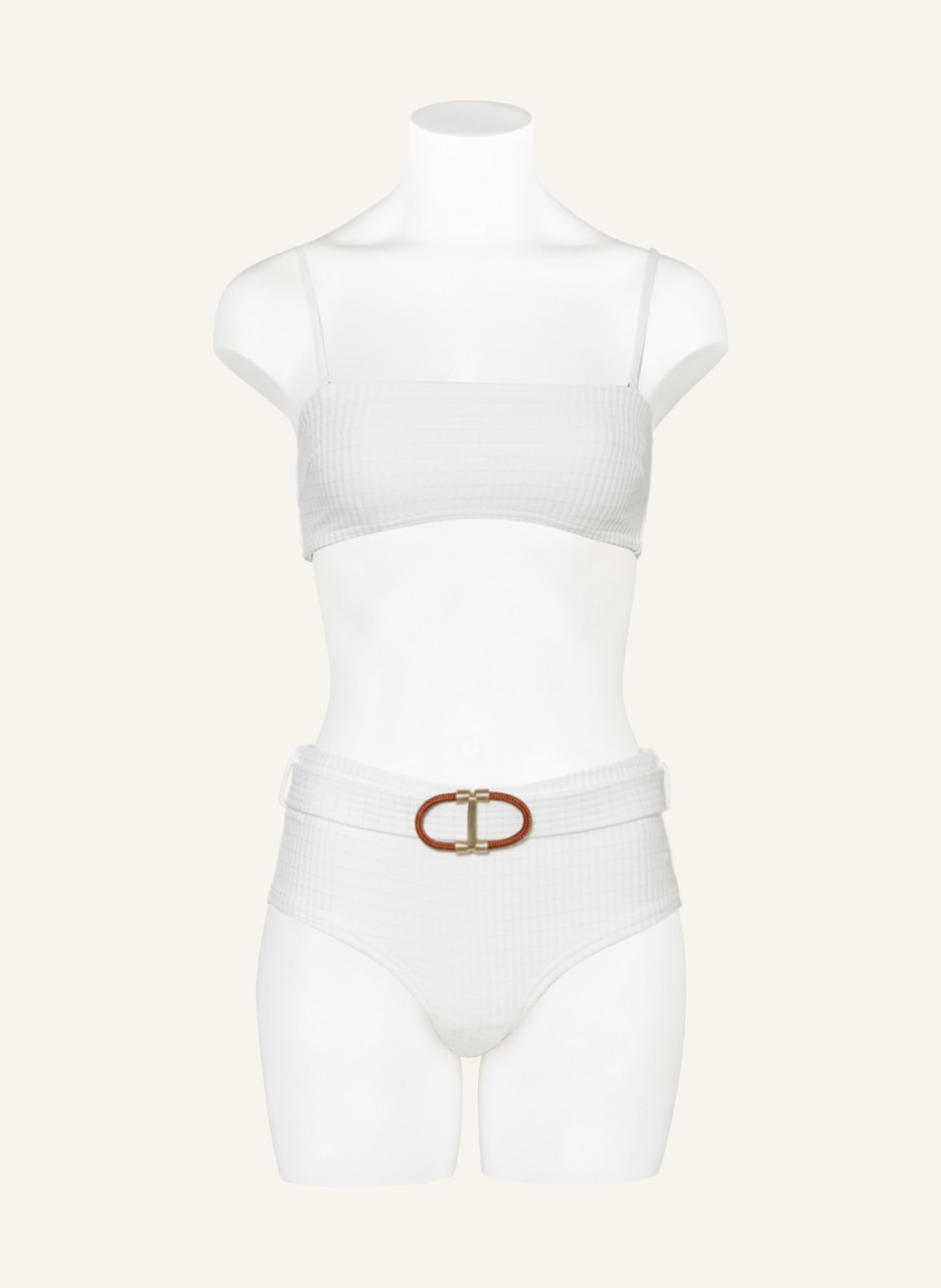 ZIMMERMANN Bandeau bikini ALIGHT, Color: WHITE (Image 2)