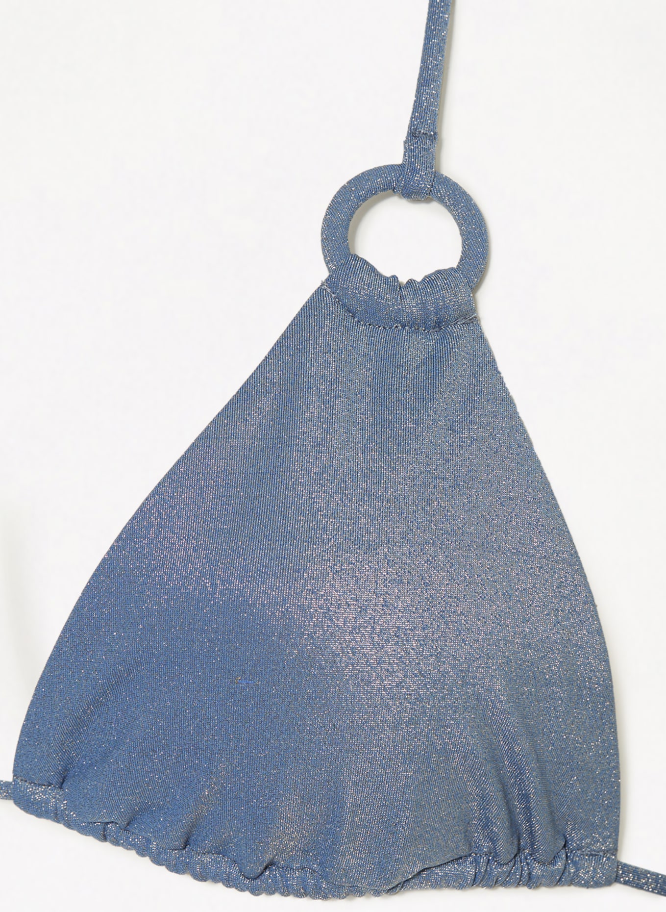 ZIMMERMANN Bikini trójkątne AUGUST z błyszczącą przędzą, Kolor: JASNONIEBIESKI (Obrazek 5)