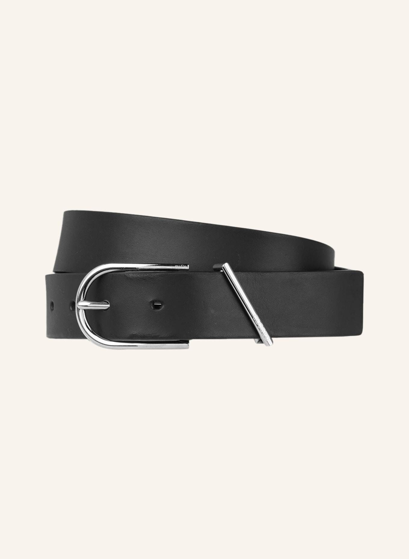 CLOSED Leather belt, Color: BLACK (Image 1)