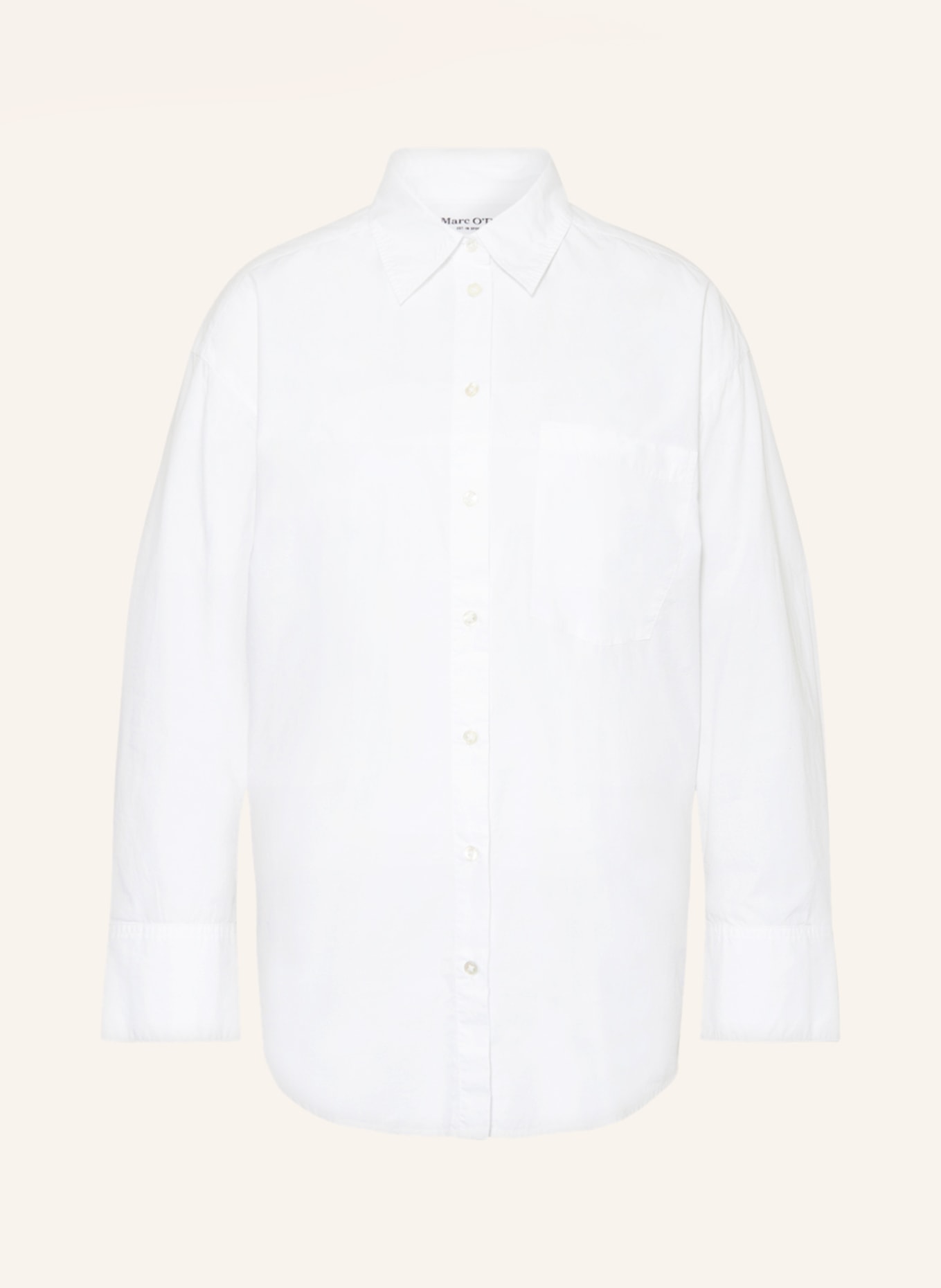 Marc O'Polo Oversized shirt blouse, Color: WHITE (Image 1)