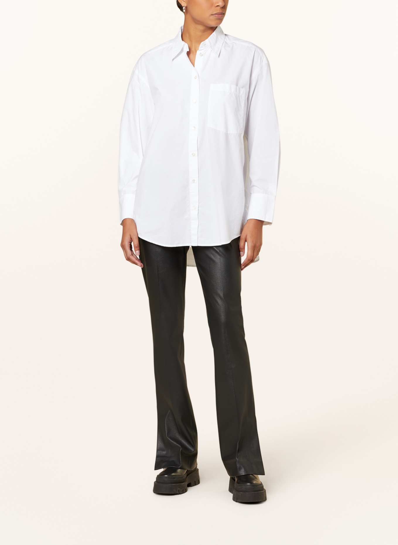 Marc O'Polo Oversized shirt blouse, Color: WHITE (Image 2)