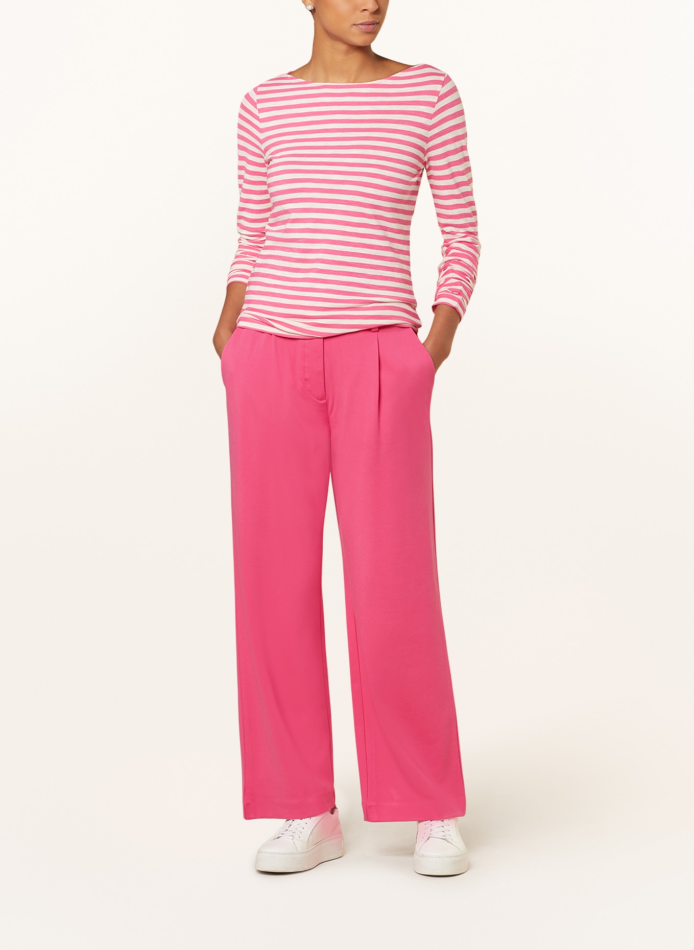 Marc O'Polo Marlenehose aus Jersey, Farbe: PINK (Bild 2)