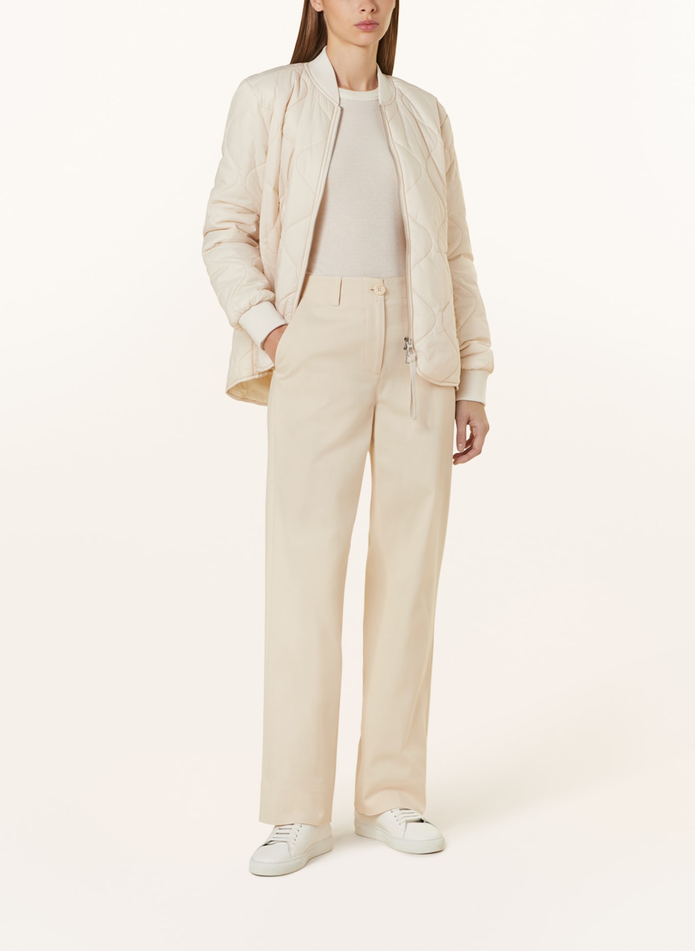 Marc O'Polo Wide leg trousers, Color: CREAM (Image 2)