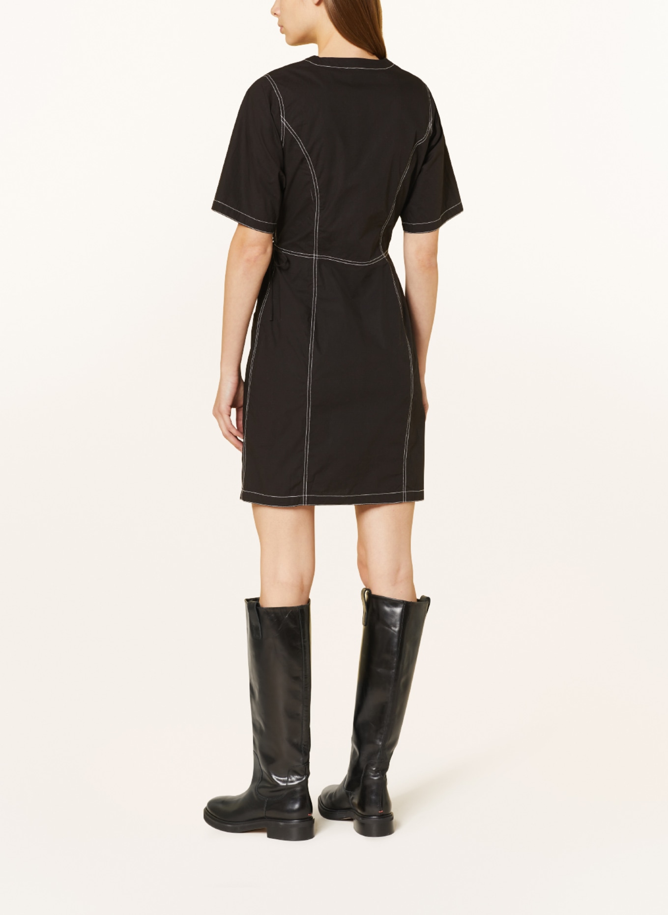 ENVII Wrap dress ENROPE, Color: BLACK (Image 3)