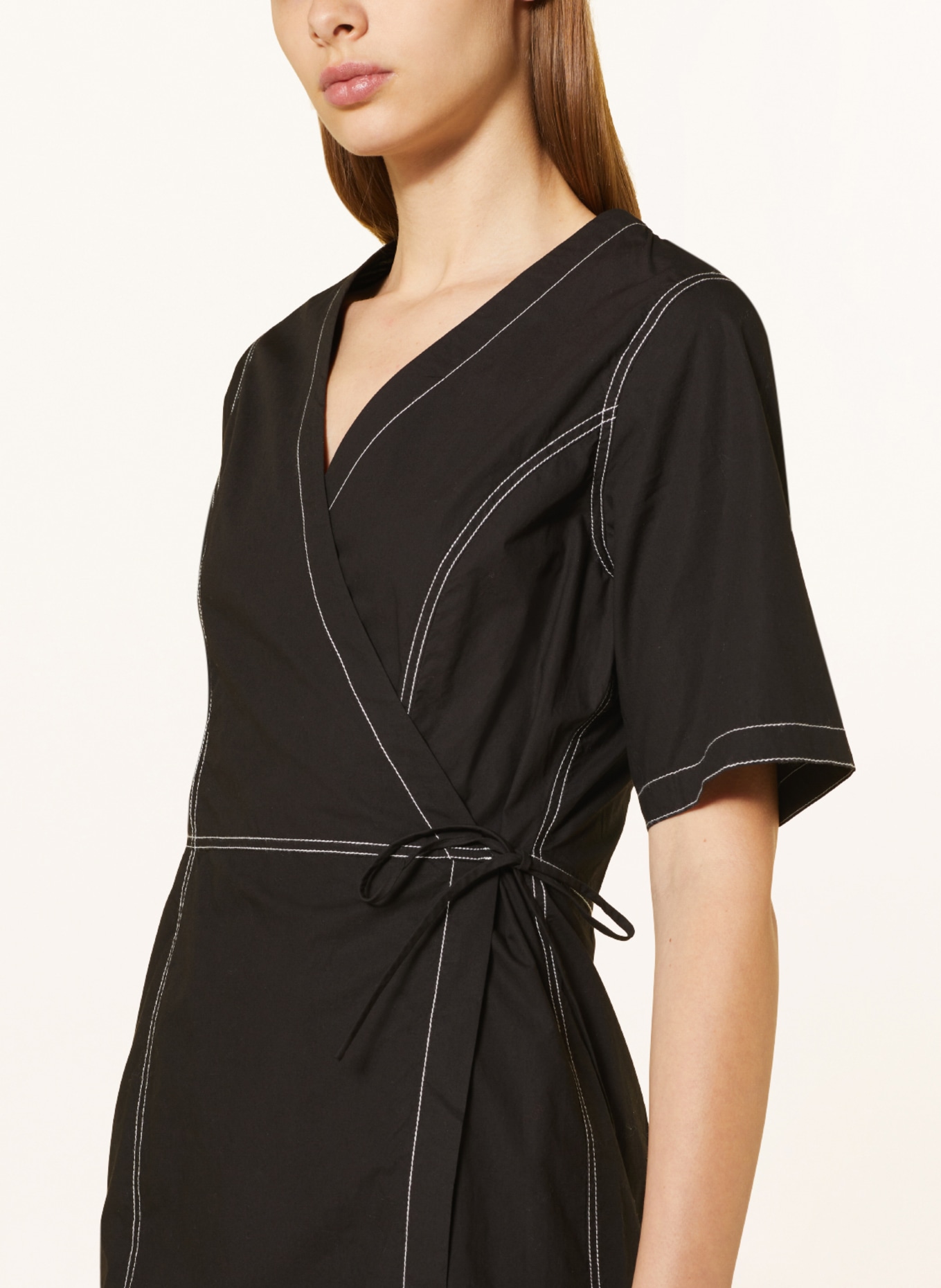 ENVII Wrap dress ENROPE, Color: BLACK (Image 4)