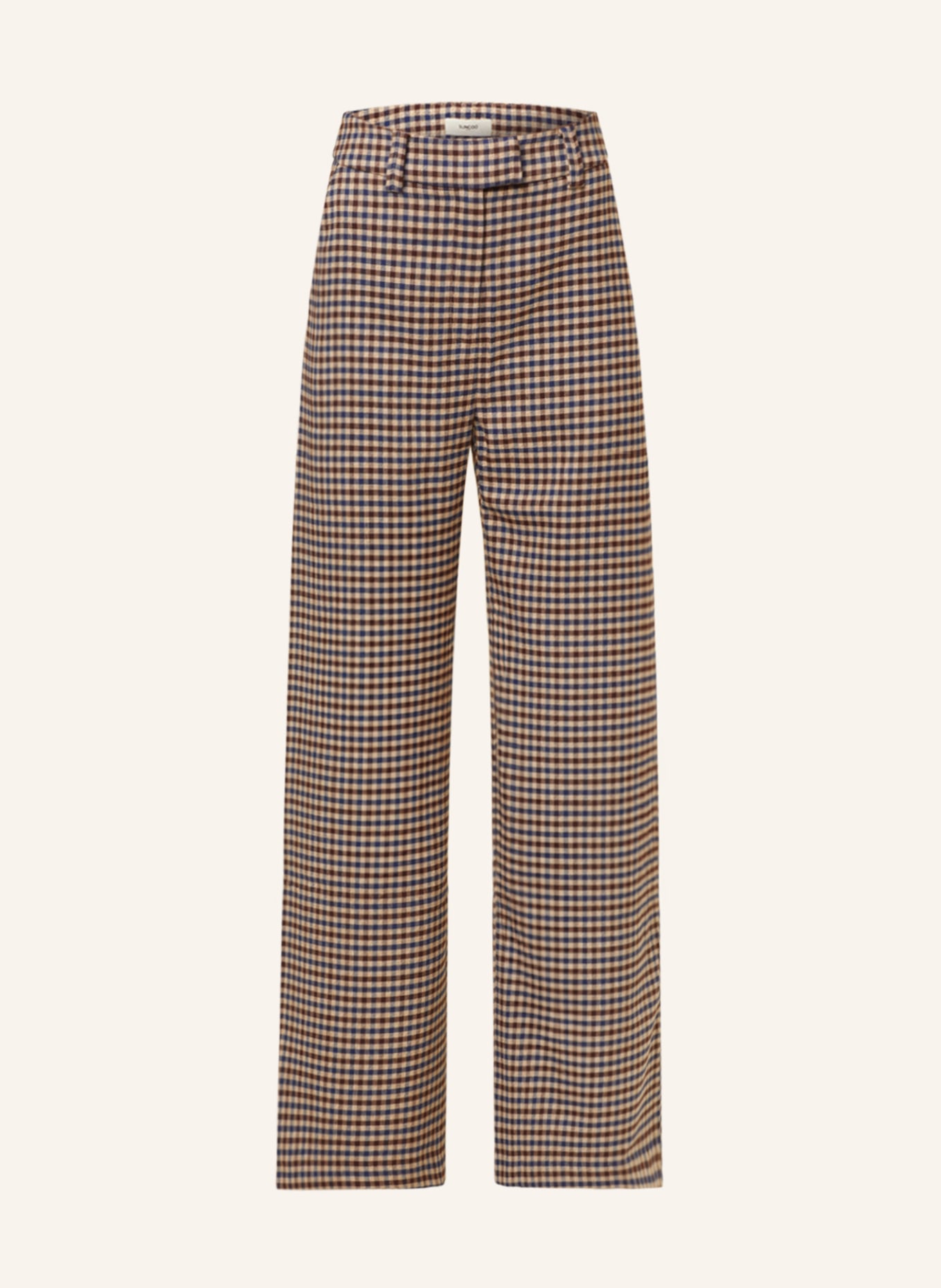 SUNCOO Spodnie marlena JAPON, Kolor: BEŻOWY/ CIEMNOBRĄZOWY/ GRANATOWY (Obrazek 1)