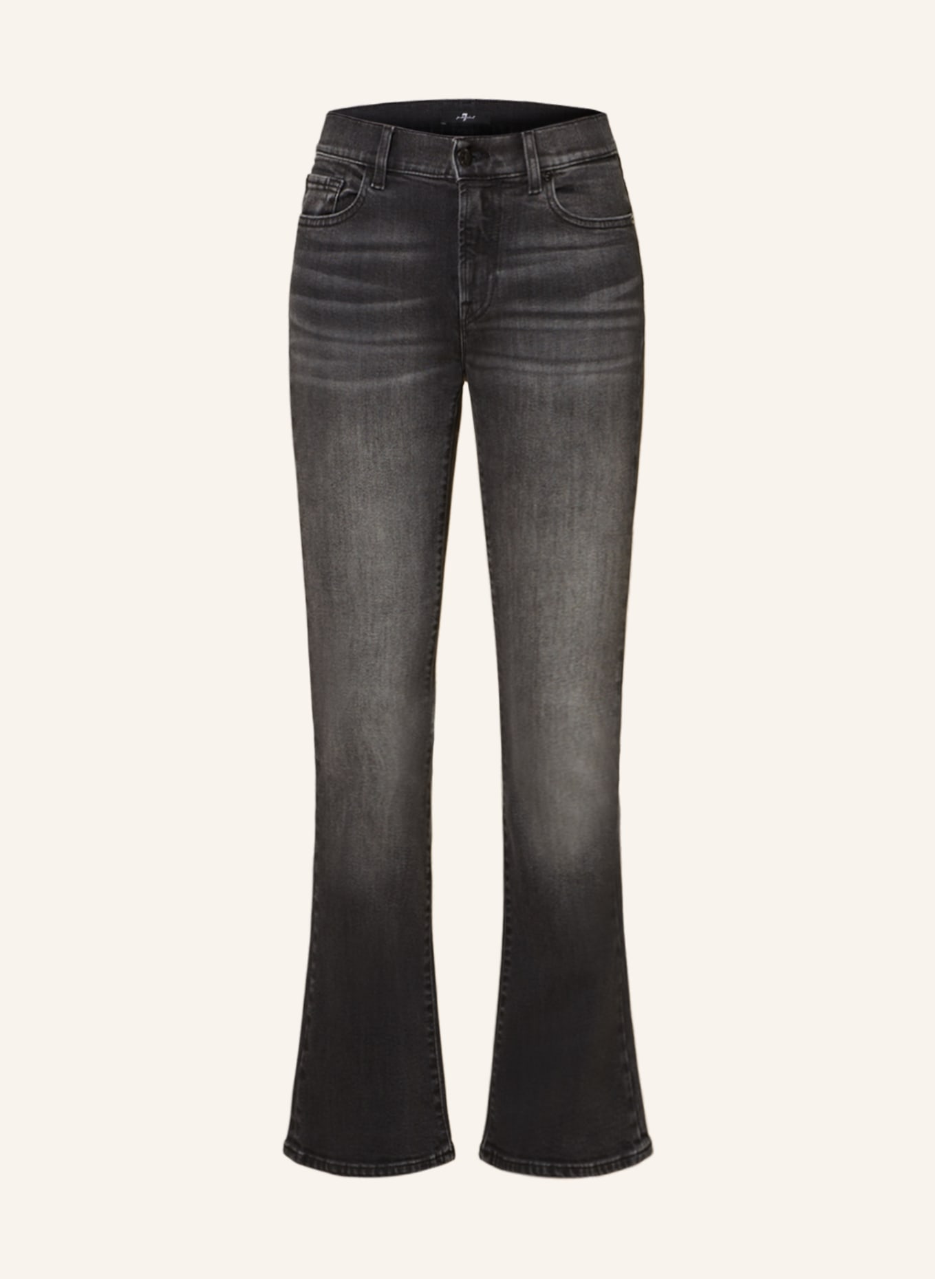 7 for all mankind Bootcut Jeans, Farbe: BLACK (Bild 1)