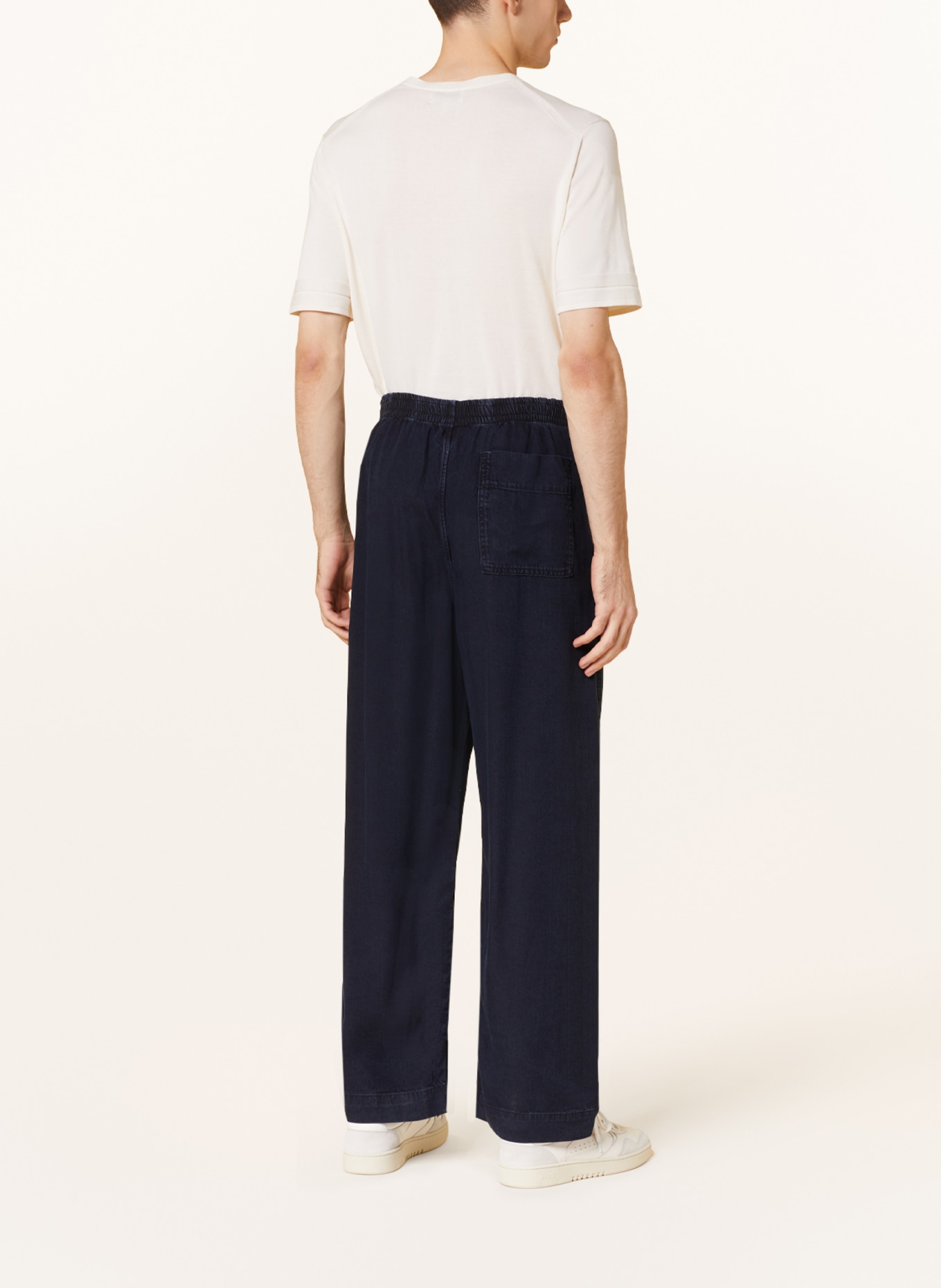 COS Spodnie loose fit w stylu jeansowym, Kolor: GRANATOWY (Obrazek 3)