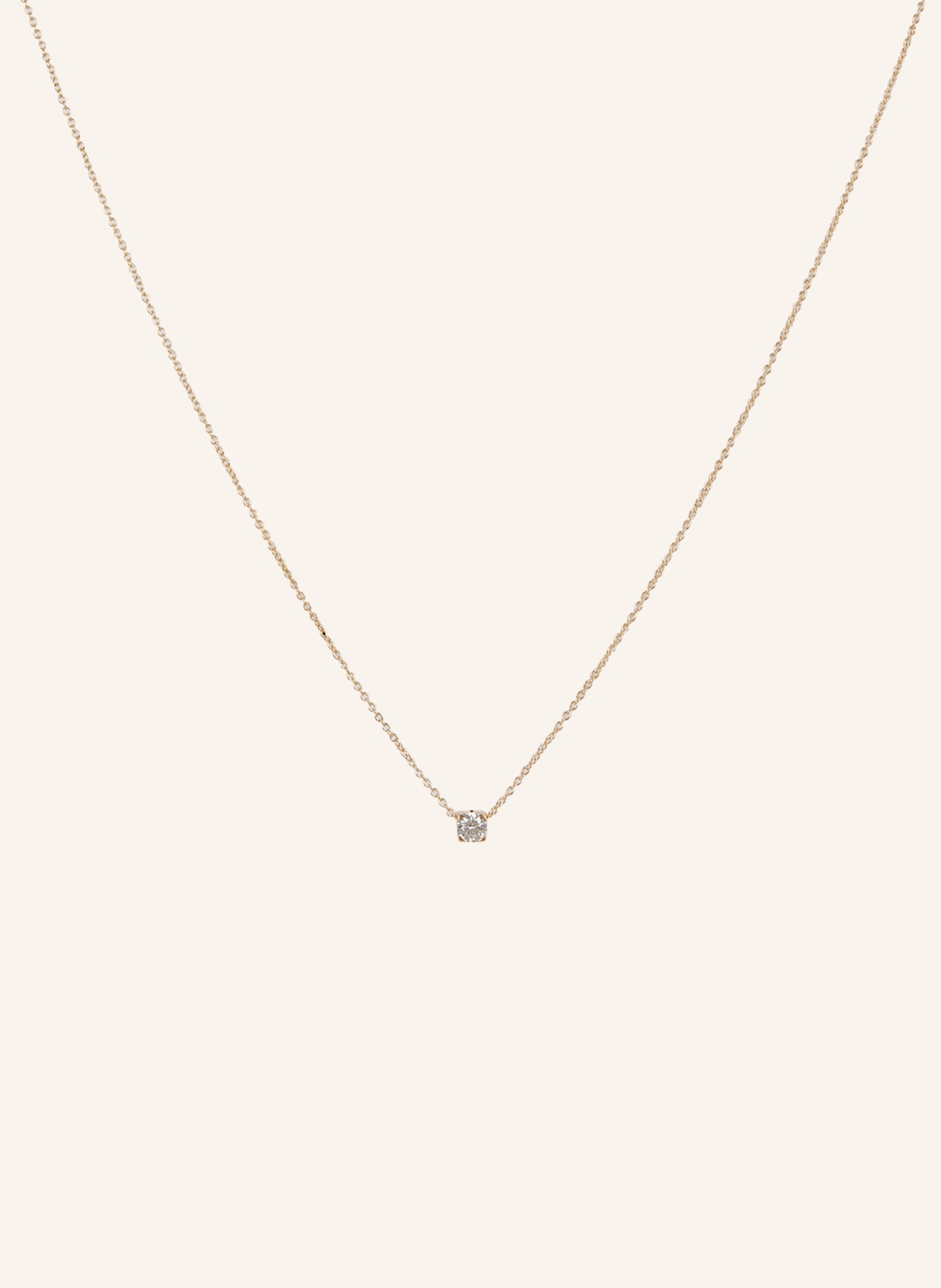 SOPHIE BILLE BRAHE Necklace GLAÇON with diamond, Color: GOLD/ WHITE (Image 1)