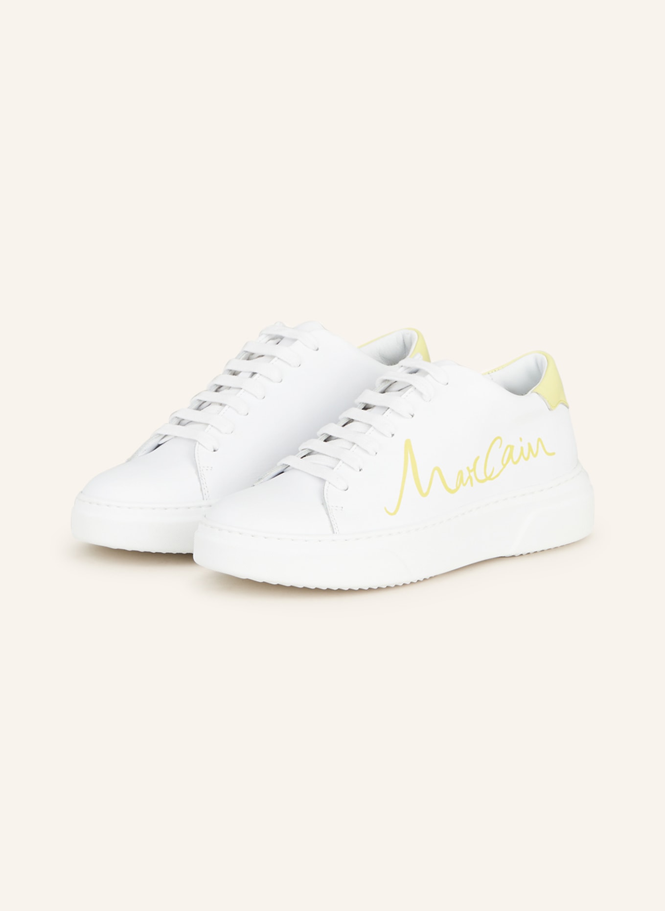 MARC CAIN Sneakers, Color: 420 pale lemon (Image 1)