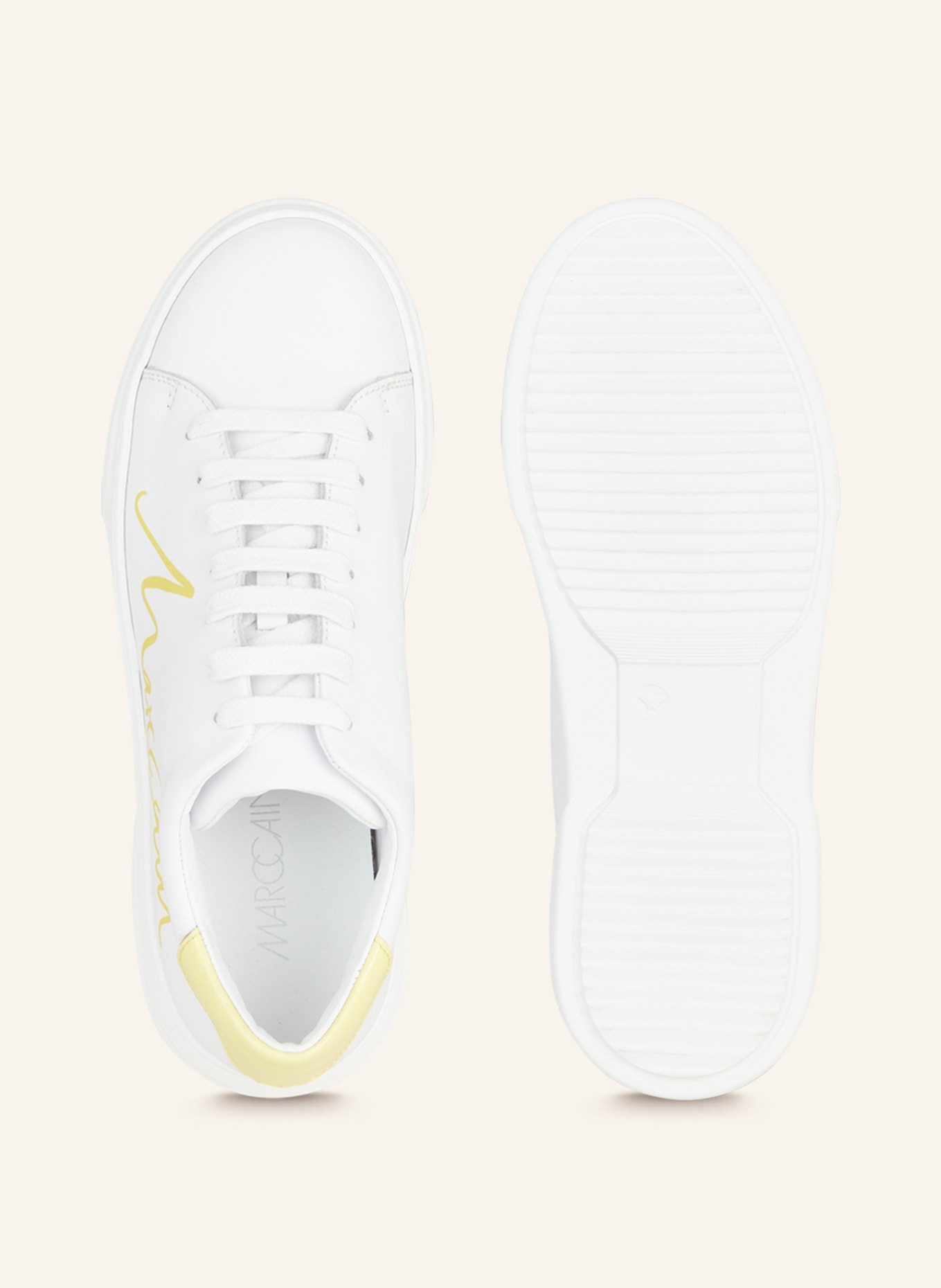MARC CAIN Sneakersy, Kolor: 420 pale lemon (Obrazek 5)